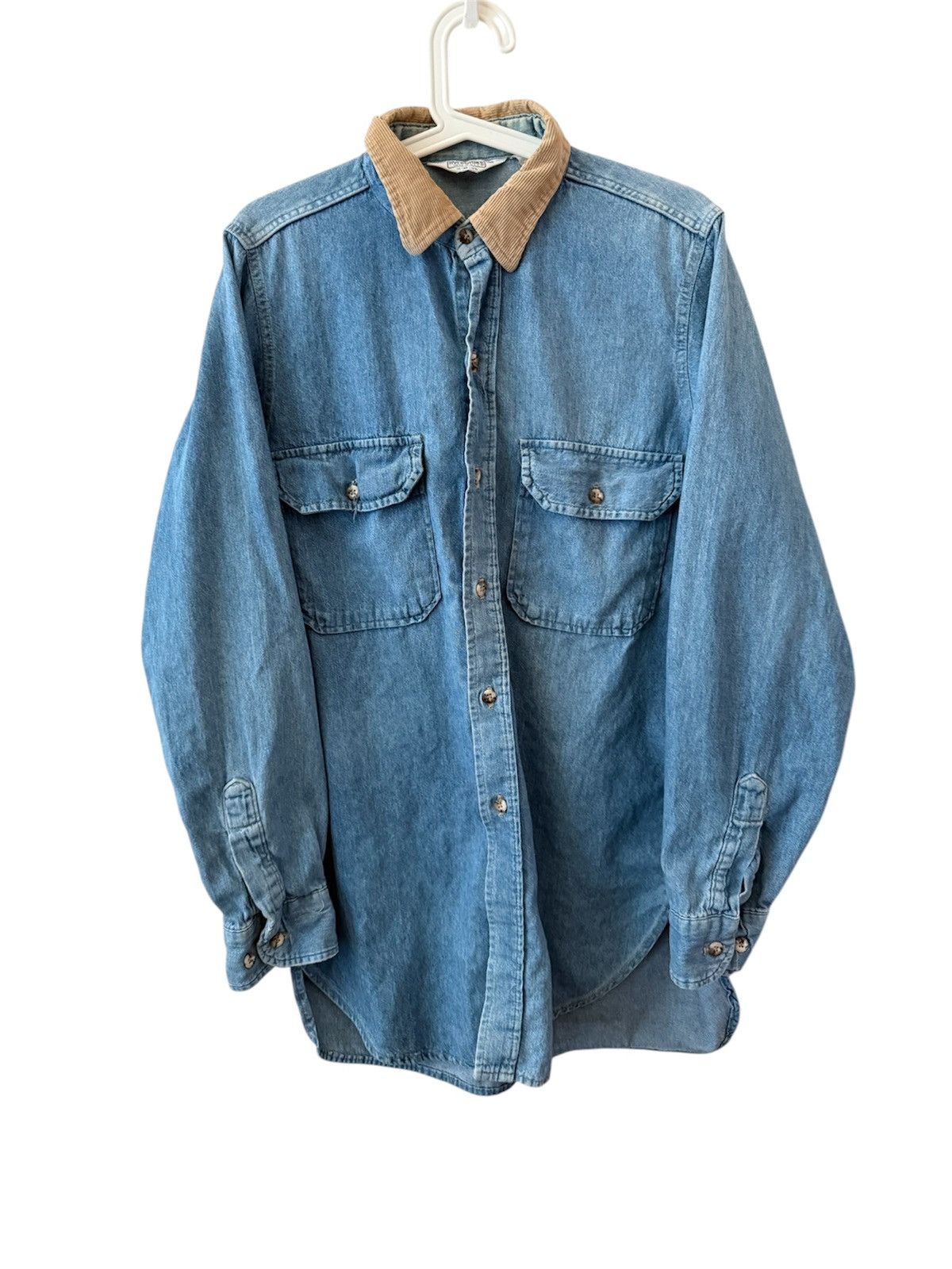 Vintage Vintage 70s Five Brother Denim Long sleeve Shirt Flannel Size US M / EU 48-50 / 2 - 1 Thumbnail