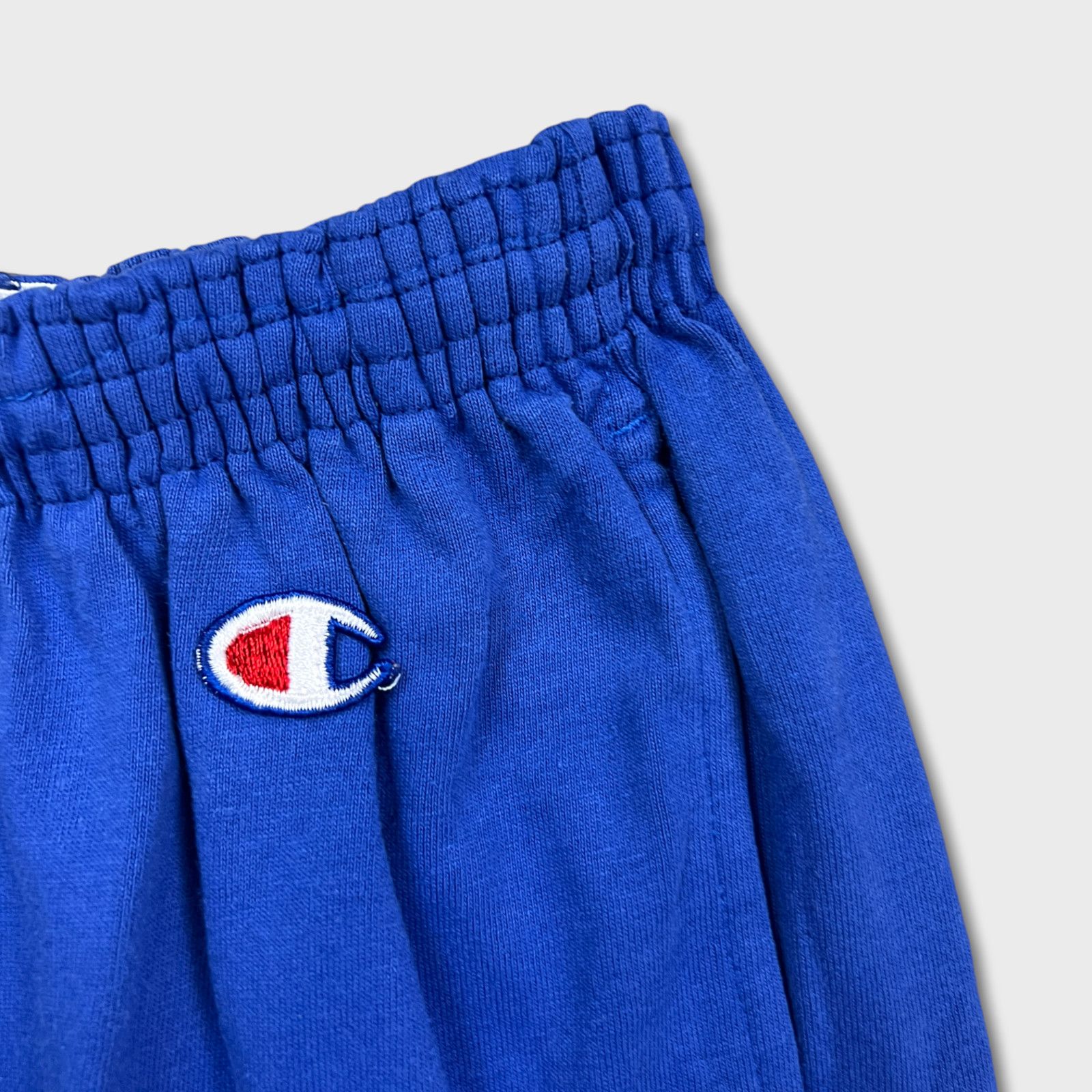 Champion × Vintage VTG 90s Champion Shorts Small C Logo Pocketed USA Fleece Gym Size US 26 / EU 42 - 3 Thumbnail