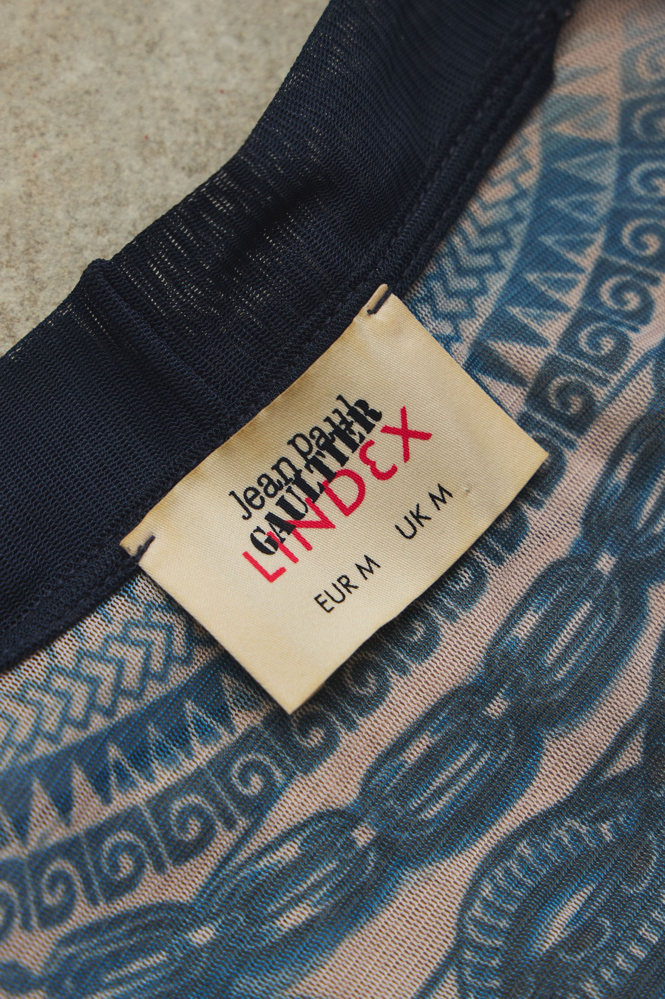 Jean Paul Gaultier Jean Paul Gaultier × LINDEX 2014 mesh printed Cardigan Size US M / EU 48-50 / 2 - 7 Thumbnail