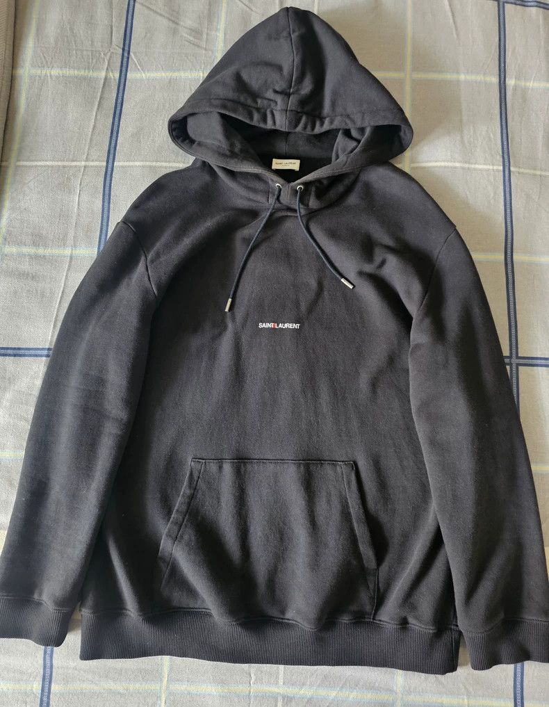 Saint Laurent Paris Saint Laurent Paris Classic logo hoodie | Grailed