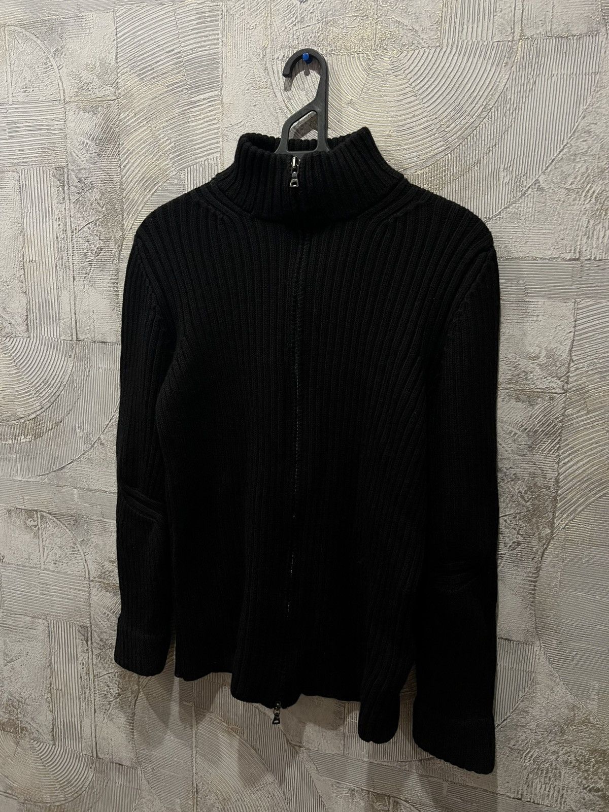 Luxury × Prada × Vintage Vintage Prada Sport Black Knitted Wool