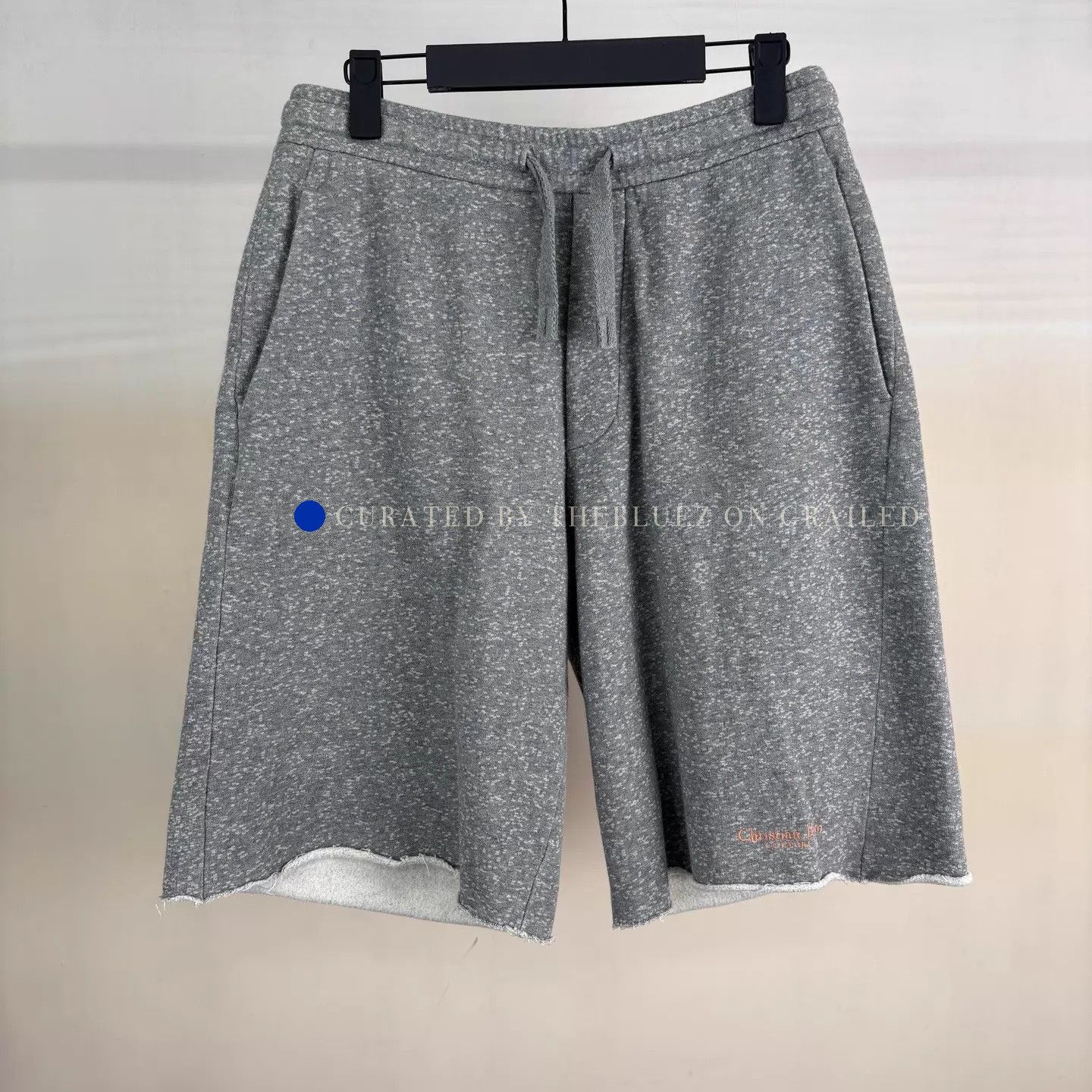 Dior Casual Gray Shorts with Embroidered Logo Size US 32 / EU 48 - 1 Thumbnail
