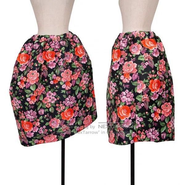 Comme des Garcons Comme des Garcons size XS Pink vintage floral design skirt Size 23" - 1 Thumbnail