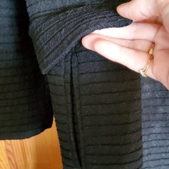 Vintage Vintage 60's Union Made Black Lined Fur Collar Sz. L Long Fu Size L / US 10 / IT 46 - 3 Thumbnail