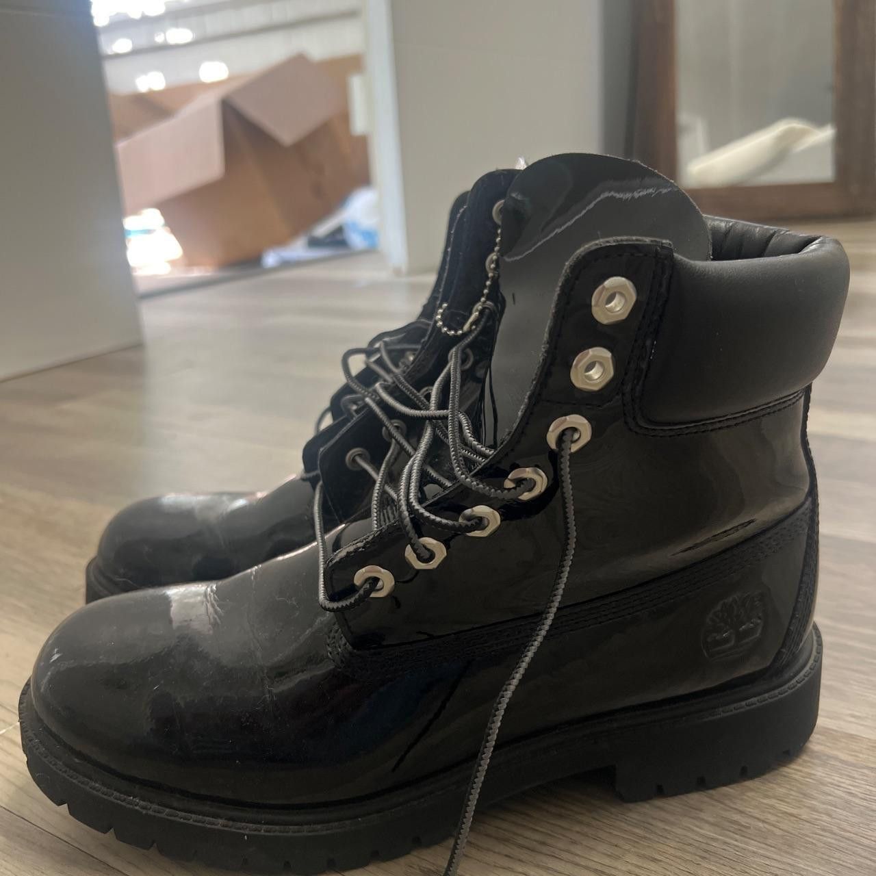 Timberland Timberland 6" Premium Boot Veneda Carter Black Size US 7.5 / EU 40-41 - 2 Thumbnail