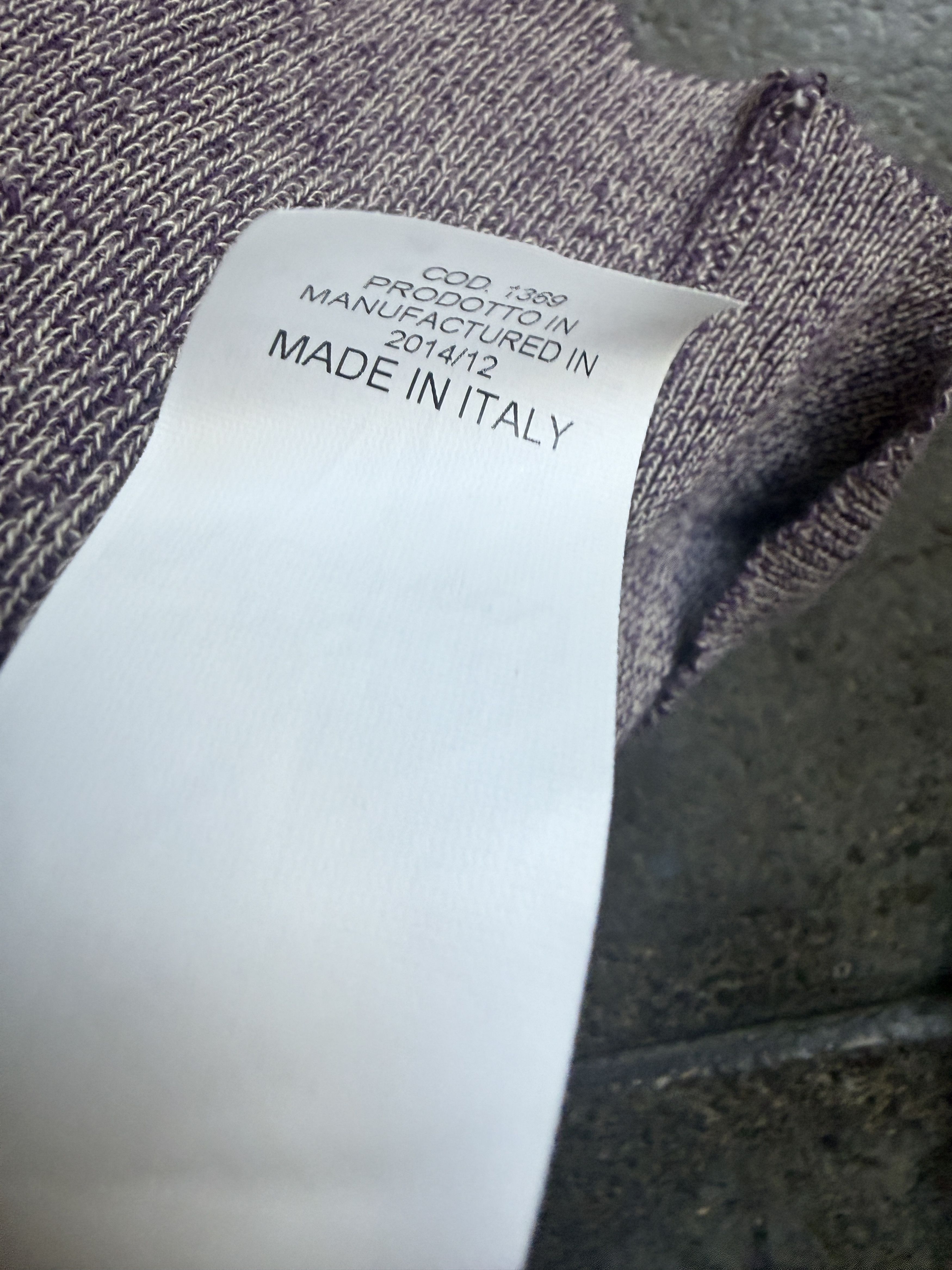 Vivienne Westwood New 2014 Gold Label Purple Knitted Silk Yarn Polo Size M / US 6-8 / IT 42-44 - 11 Thumbnail
