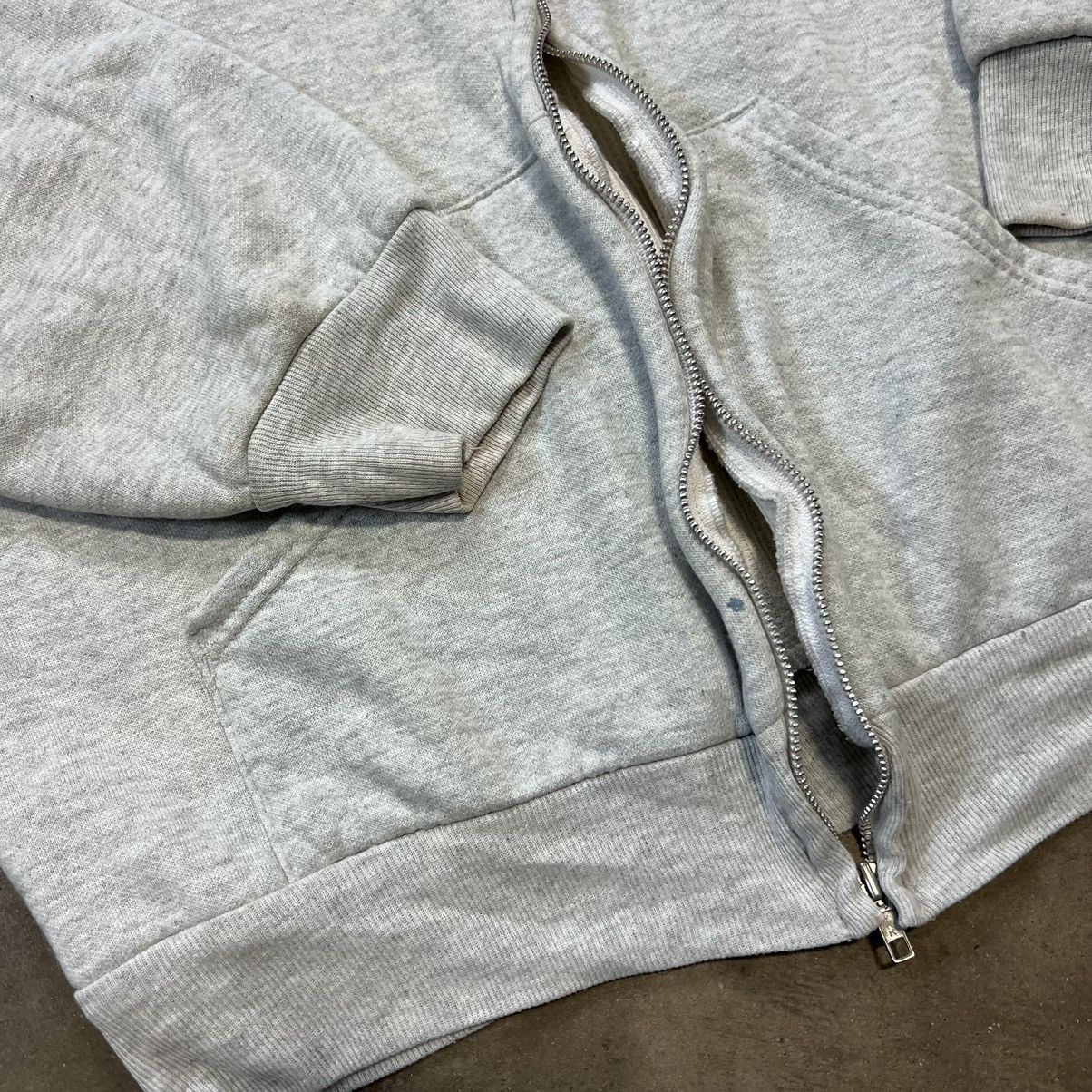 Vintage Vintage 80s Thermal Lined Zip Up Hoodie Boxy Double Layer Size US L / EU 52-54 / 3 - 6 Thumbnail