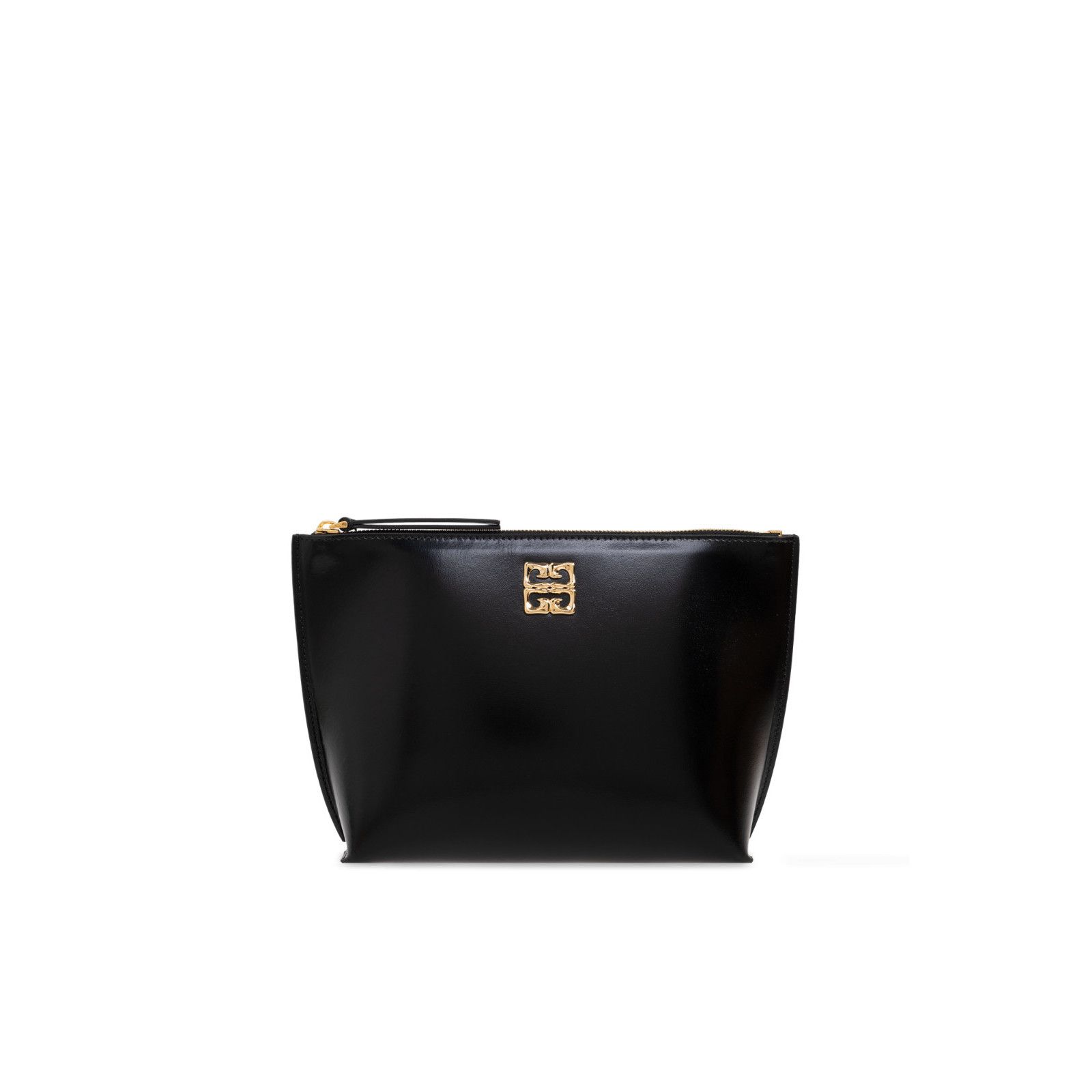 Givenchy GIVENCHY Liquid Silver Shiny Leather Clutch Bag New And Auth Size ONE SIZE - 1 Thumbnail