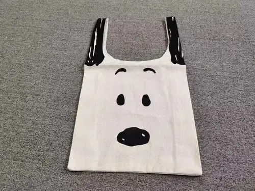 Handmade × Indigo × Japanese Brand Bag Snoopy Peanuts Stay Real White Color Tote Bag Size ONE SIZE - 1 Thumbnail