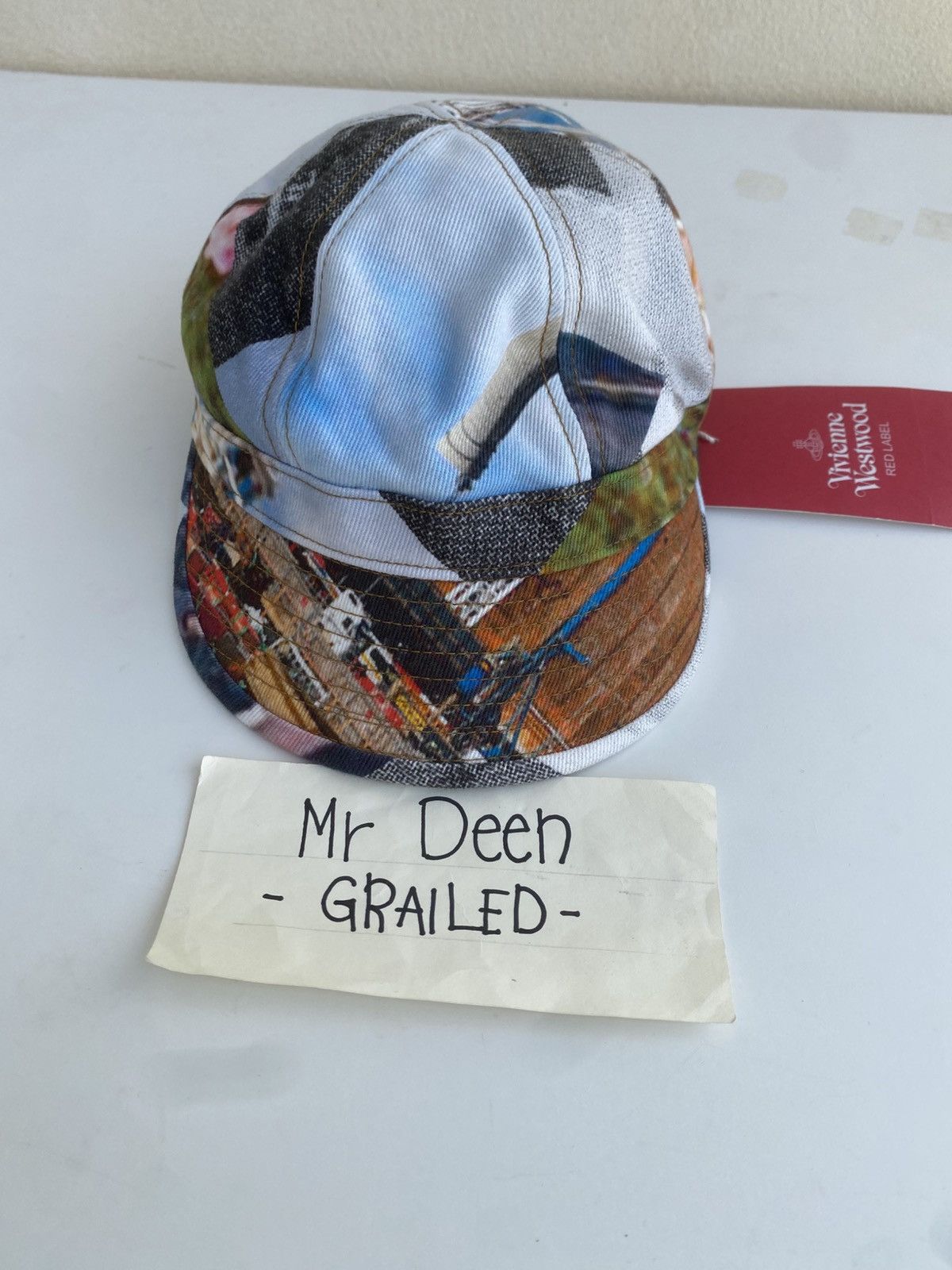 Vivienne Westwood Rare Vivienne Westwood Crazy Design All Over Print Hat Size ONE SIZE - 8 Thumbnail