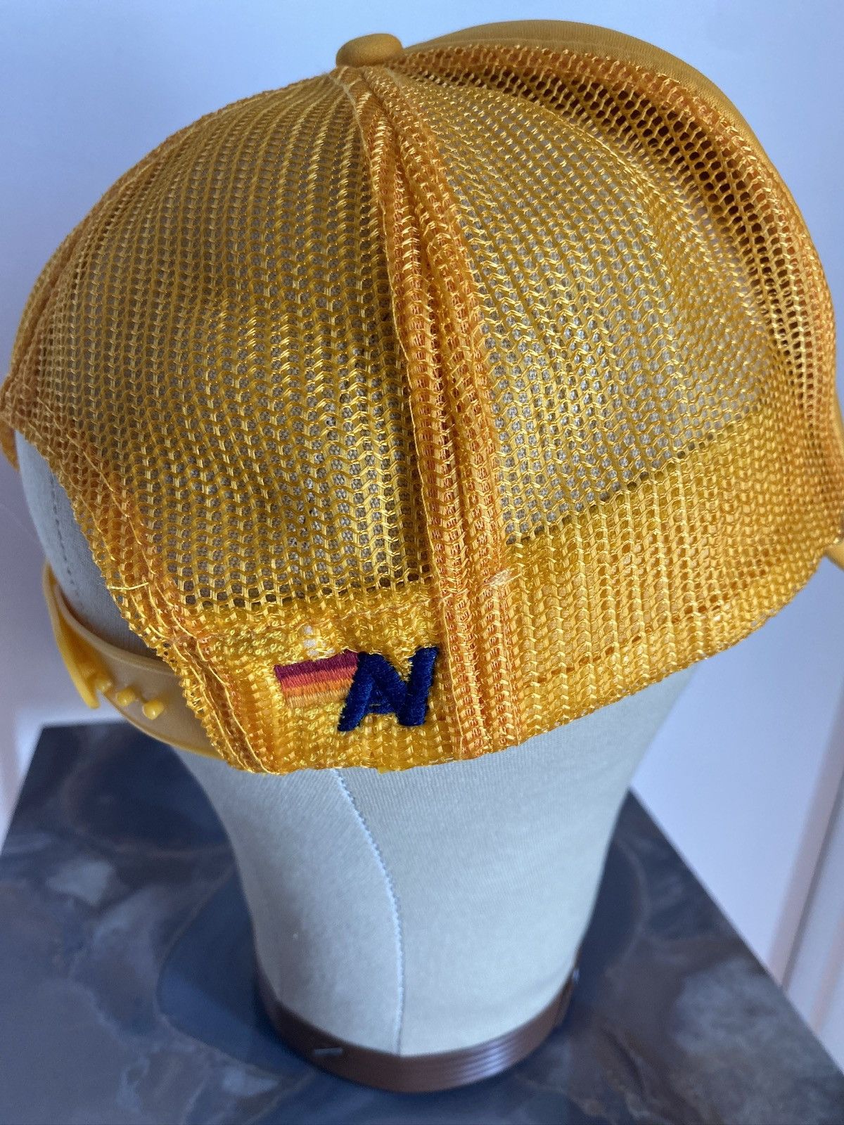 Aviator Nation Aviator Nation Austin Tx Yellow Gold Trucker Snapback Hat Size ONE SIZE - 5 Thumbnail