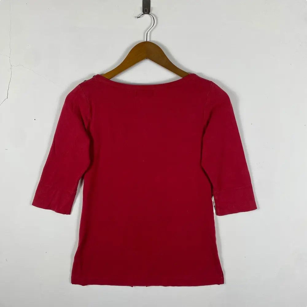 Burberry BURBERRY BLUE LABEL Spellout Graphic Women Tops Tee Size S / US 4 / IT 40 - 4 Thumbnail