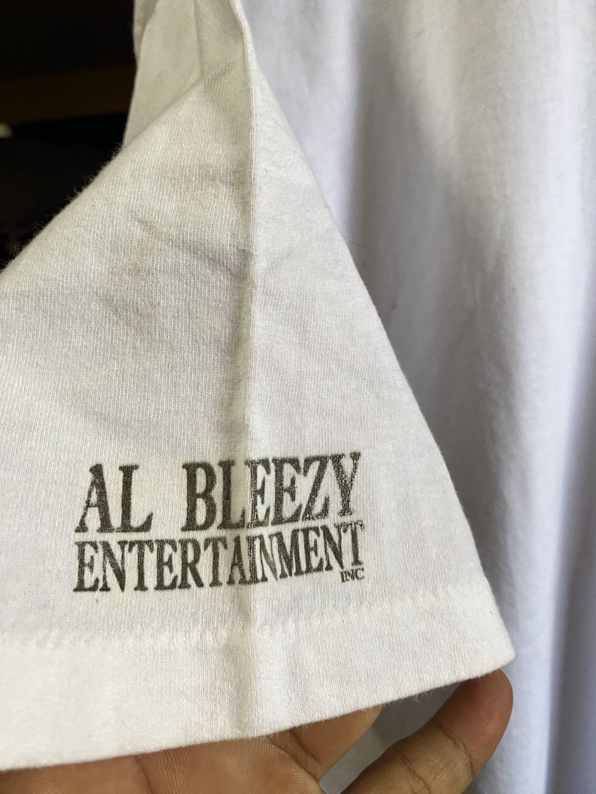 Rap Tees Vintage 90s Al Bleezy Entertainment Hiphop Rave Records Size US XL / EU 56 / 4 - 7 Thumbnail