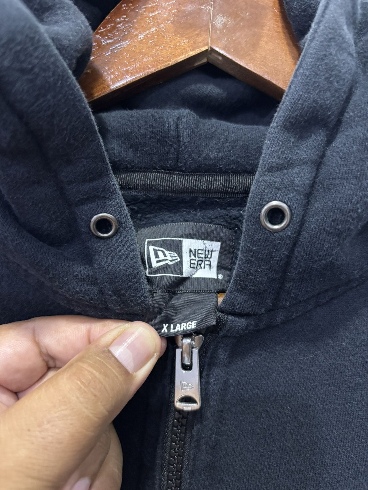 New Era New Era Zipper Hoodie Size US XL / EU 56 / 4 - 4 Thumbnail