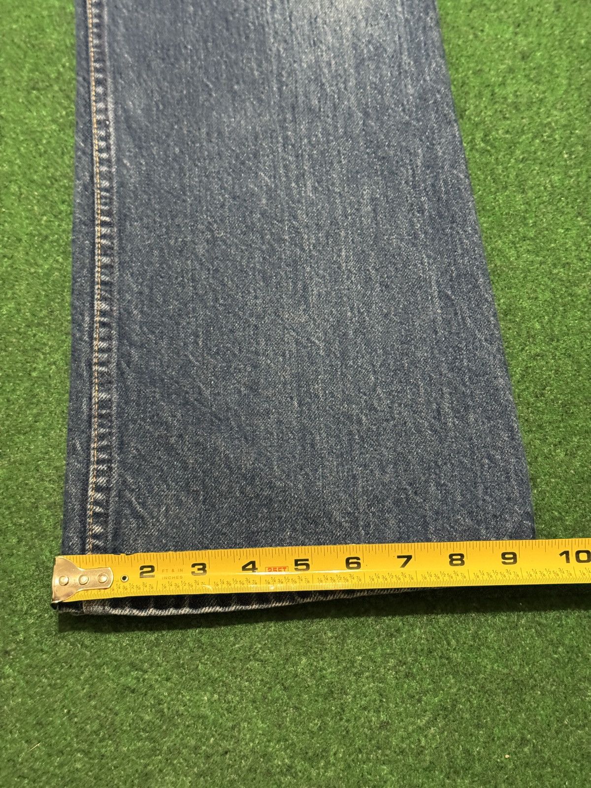 Levi's Vintage Clothing Levis 517 Orange Tab Vintage 90s 34x29 Med/Dark Wash Jeans Size US 34 / EU 50 - 9 Thumbnail