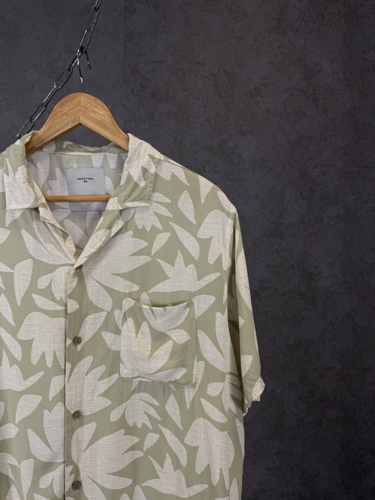 Percival Percival designer luxury hawaiian shirt Size US L / EU 52-54 / 3 - 2 Thumbnail