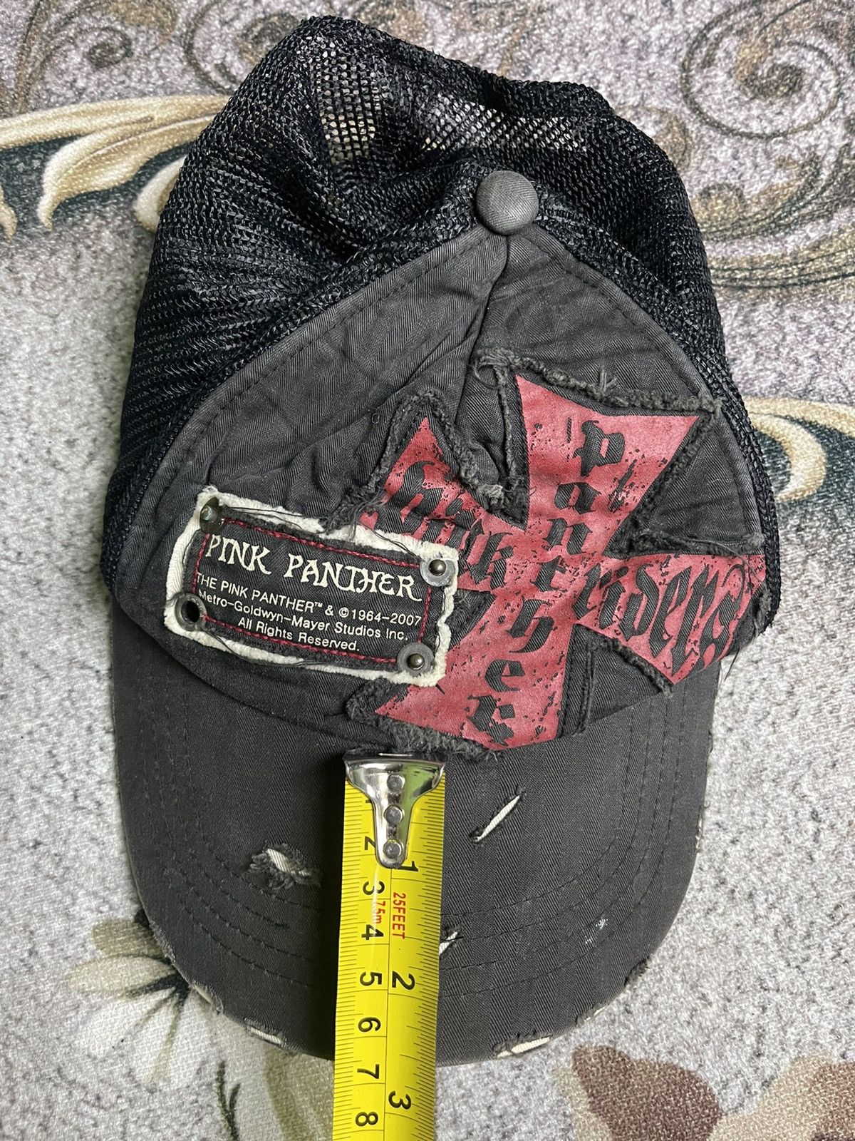 Cartoon Network × Vintage Vintage Y2k Pink Panther Cross Trucker Hat Size ONE SIZE - 13 Thumbnail
