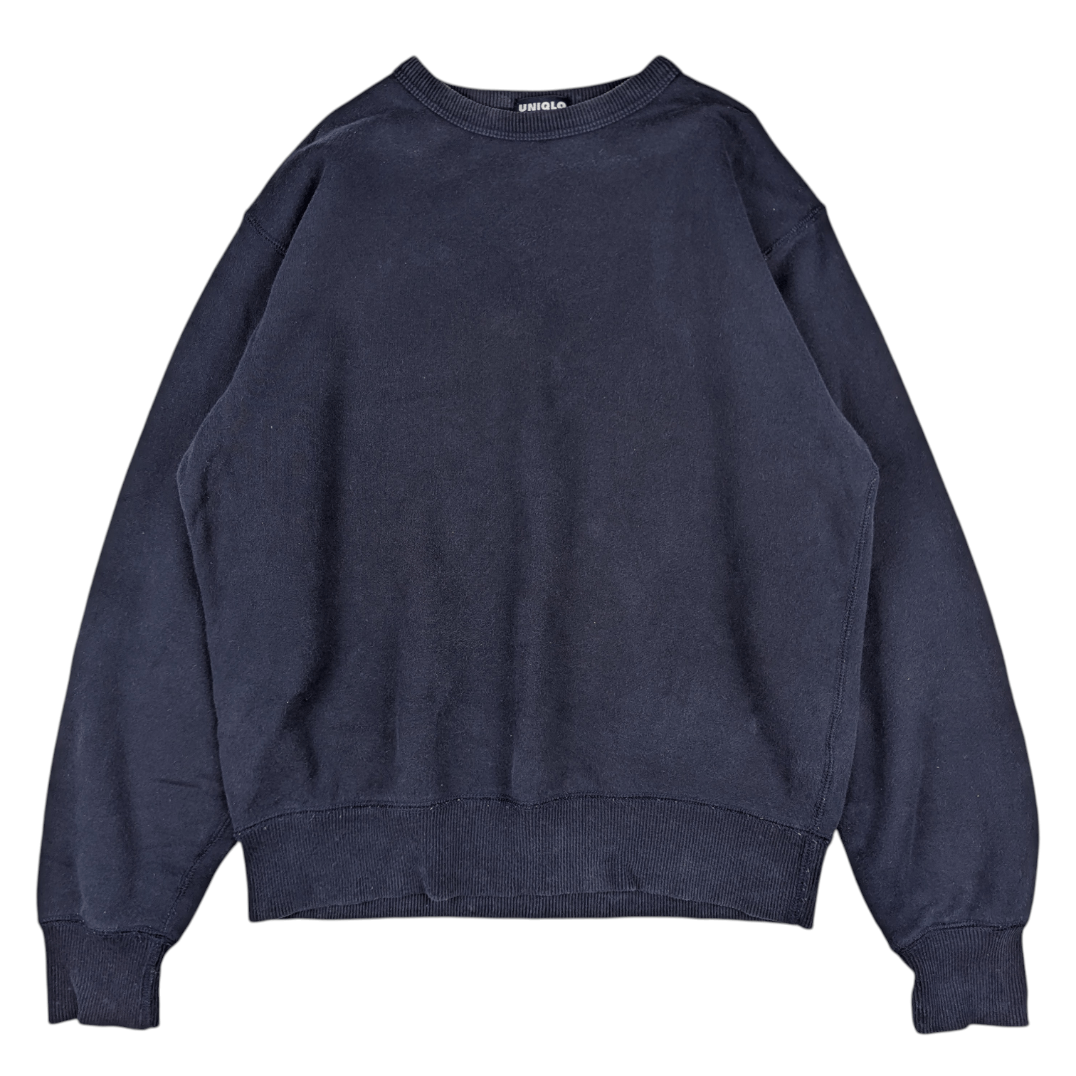 Uniqlo Vintage 90's UNIQLO Dark Blue Sweatshirts Jumper Pullover Size US M / EU 48-50 / 2 - 2 Thumbnail
