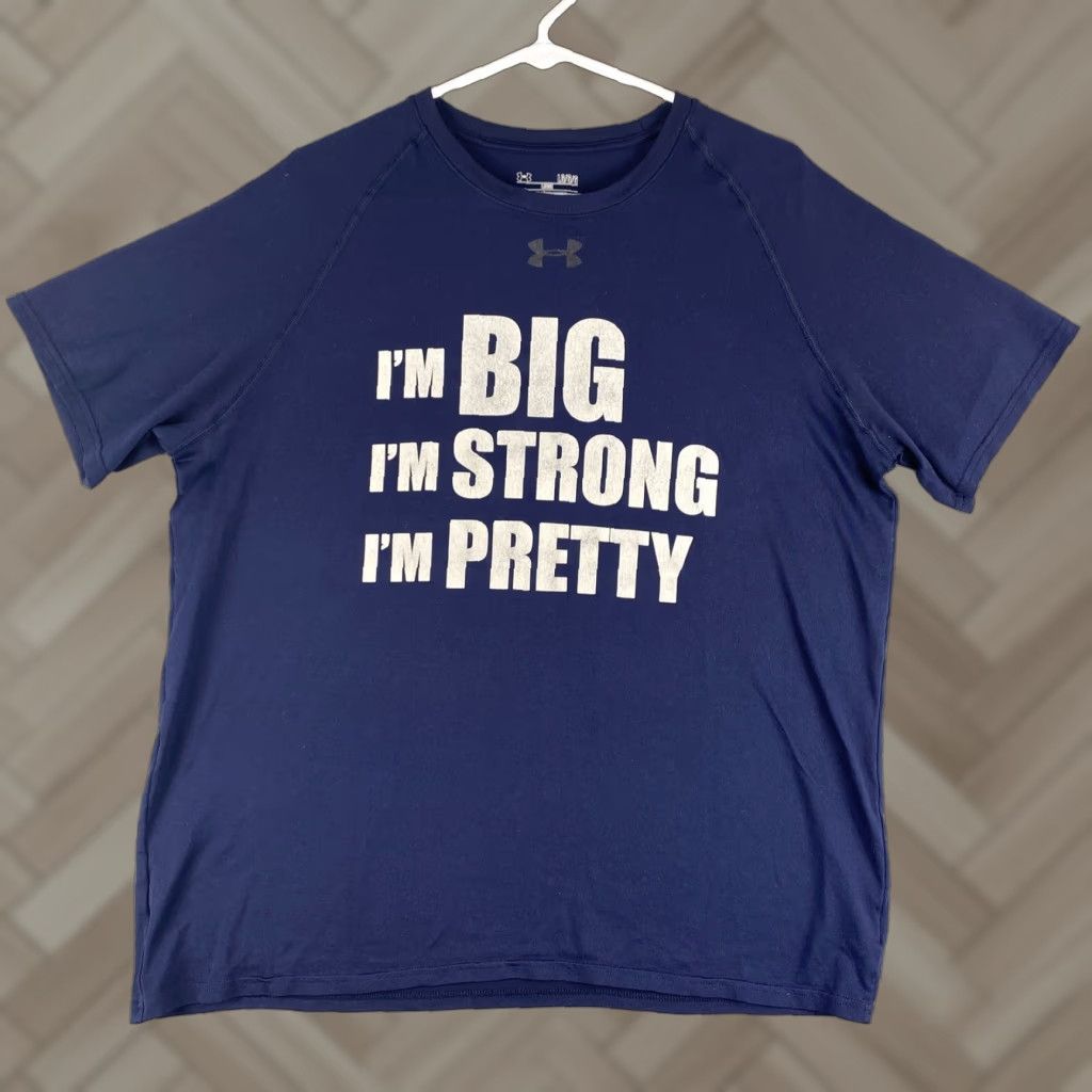 Under Armour Under Armour T-Shirt Short Sleeve Tee Navy Blue Women's Large / 42-38 Regular Fit Locker T-Shirt Tee Women L Navy Blue Size L / US 10 / IT 46 - 1 Thumbnail