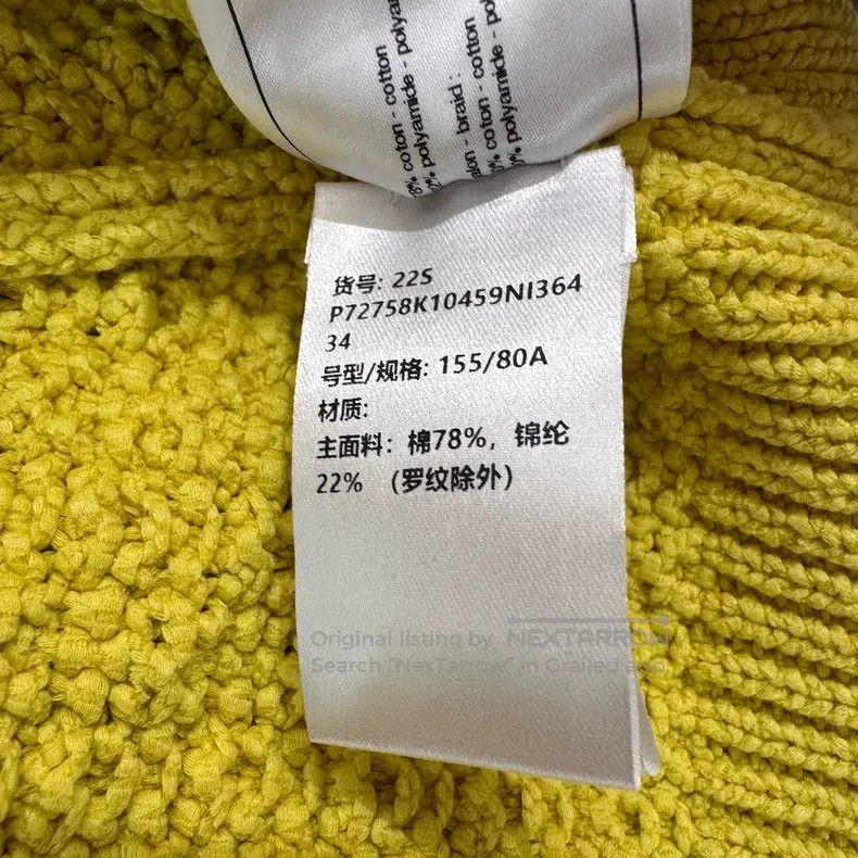 Chanel Chanel Lemon yellow short knitted cardigan coat Size XXS / US 00 / IT 34 - 6 Thumbnail