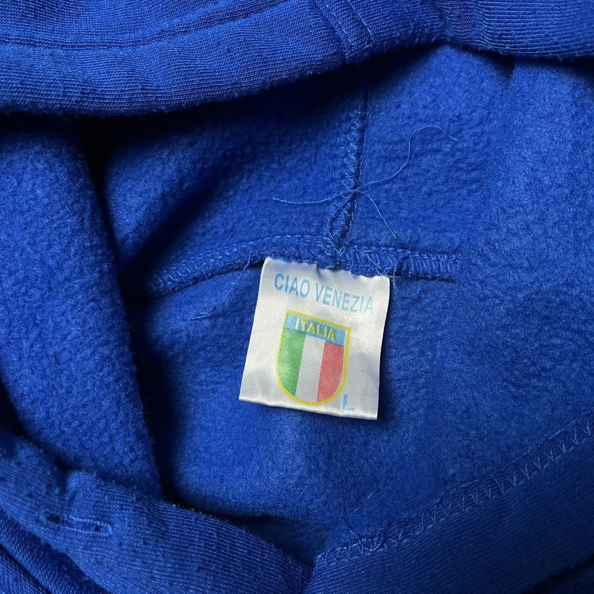 Other ⚽️ Y2K Rare Italia big center logo Soccer hoodie⚽️ Size US L / EU 52-54 / 3 - 6 Thumbnail