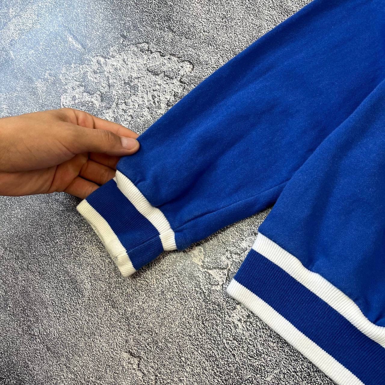 Other Y2K Rare 🇮🇹 Blue Italia Team big center logo Soccer Zip Size US S / EU 44-46 / 1 - 10 Thumbnail