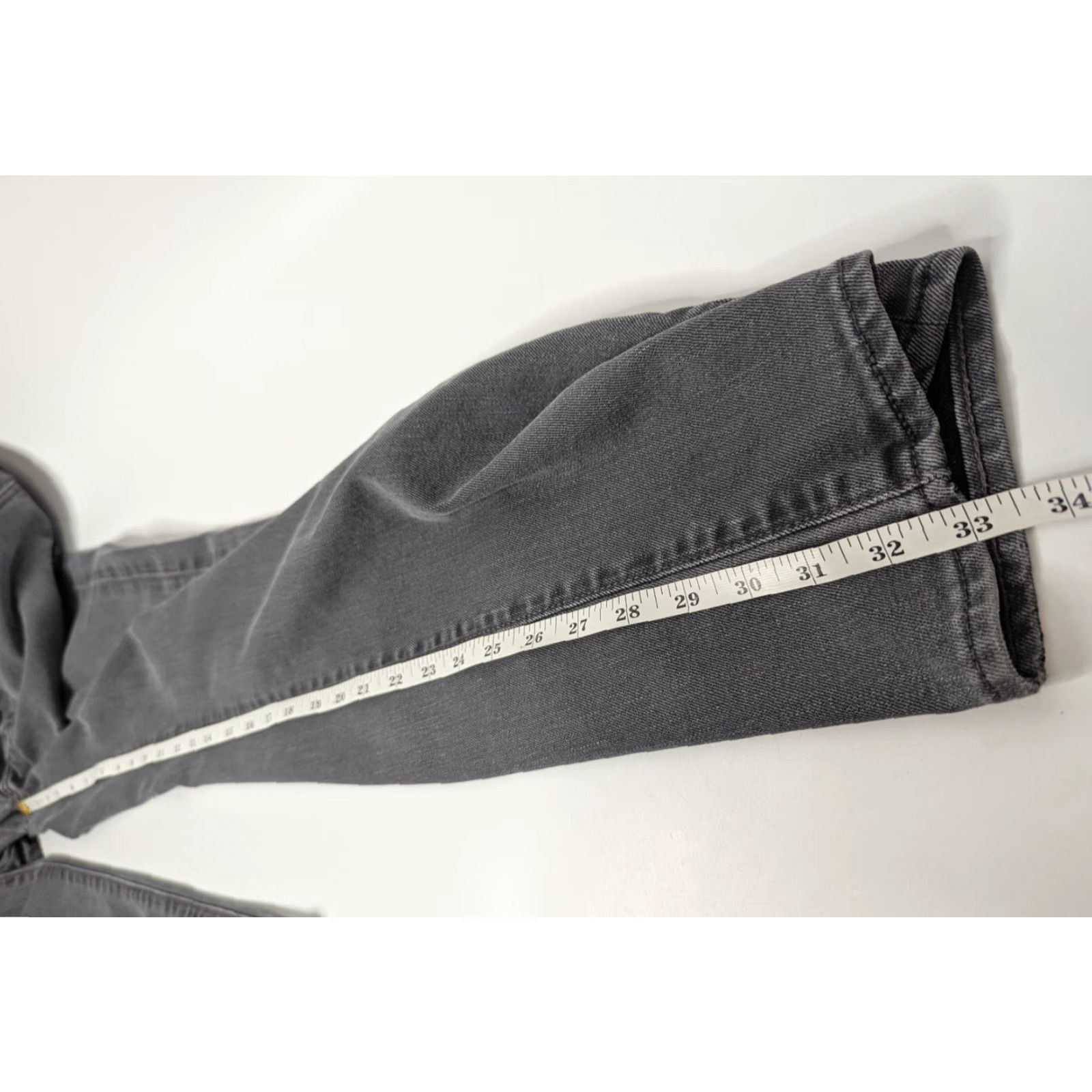 Levi's Levi's Jeans 513 Slim Straight Men's Size 38x34 Gray 08513-0479 Stealth Stretch Denim Cotton Polyester Elastane Size US 38 / EU 54 - 7 Thumbnail