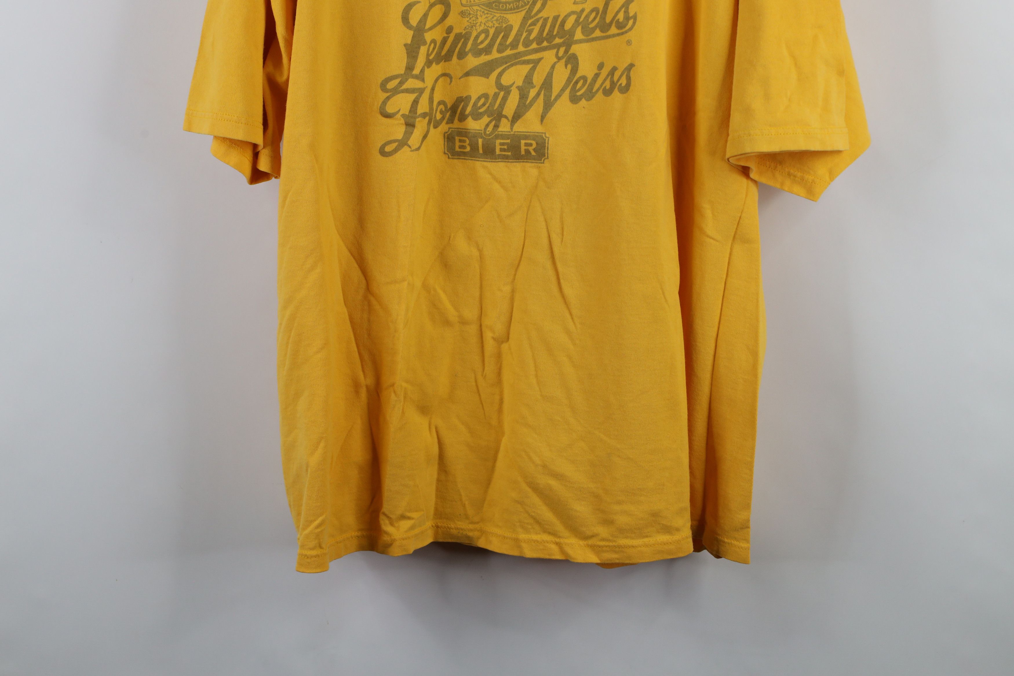 Vintage Vintage 90s Leinenkugels Honey Weiss Bier Beer T-Shirt USA Size US XXL / EU 58 / 5 - 3 Thumbnail