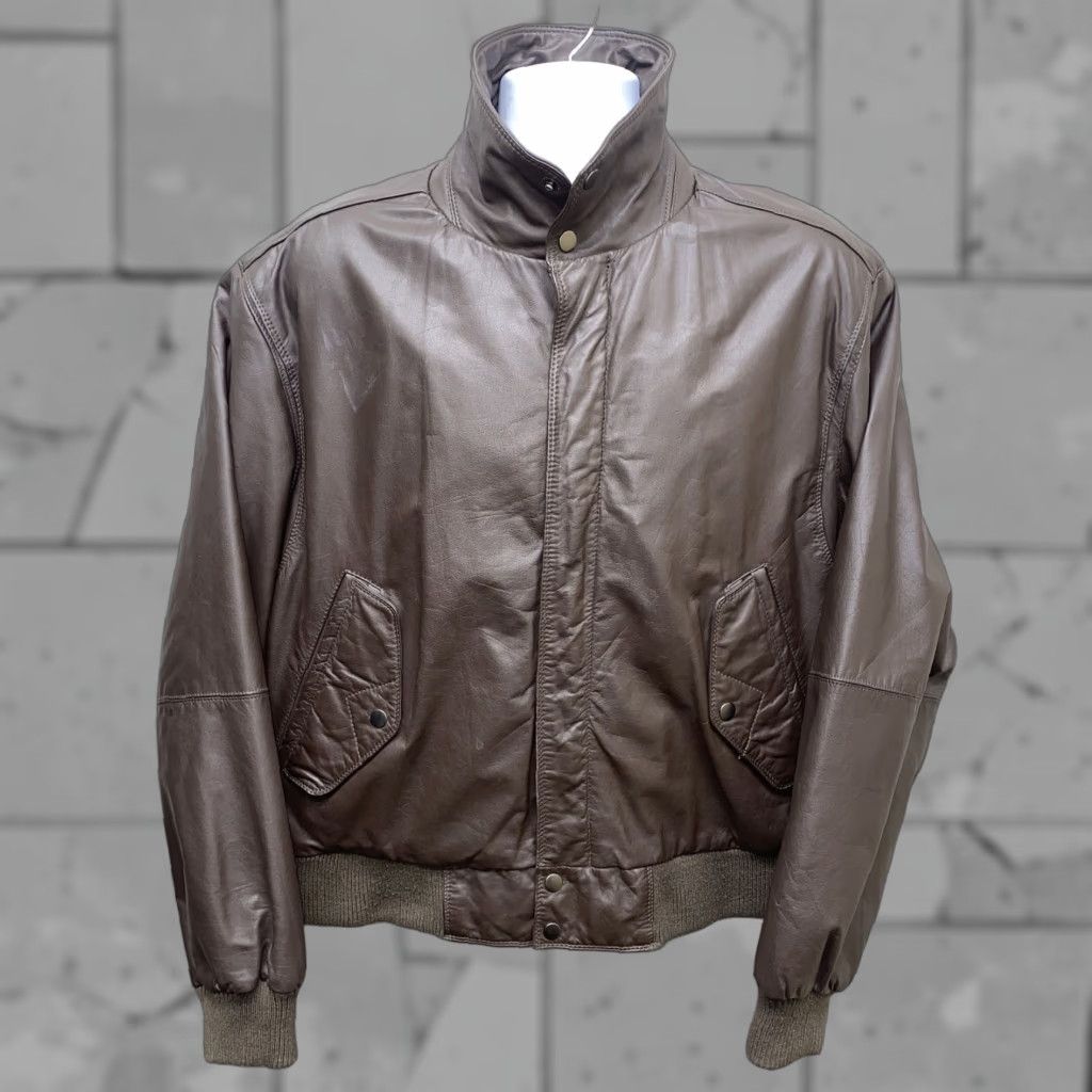 Members Only VINTAGE Members Only Leather Jacket Full Zip Mens 44 Brown Europe Craft Casual Men’s Size 44 Size US S / EU 44-46 / 1 - 1 Thumbnail