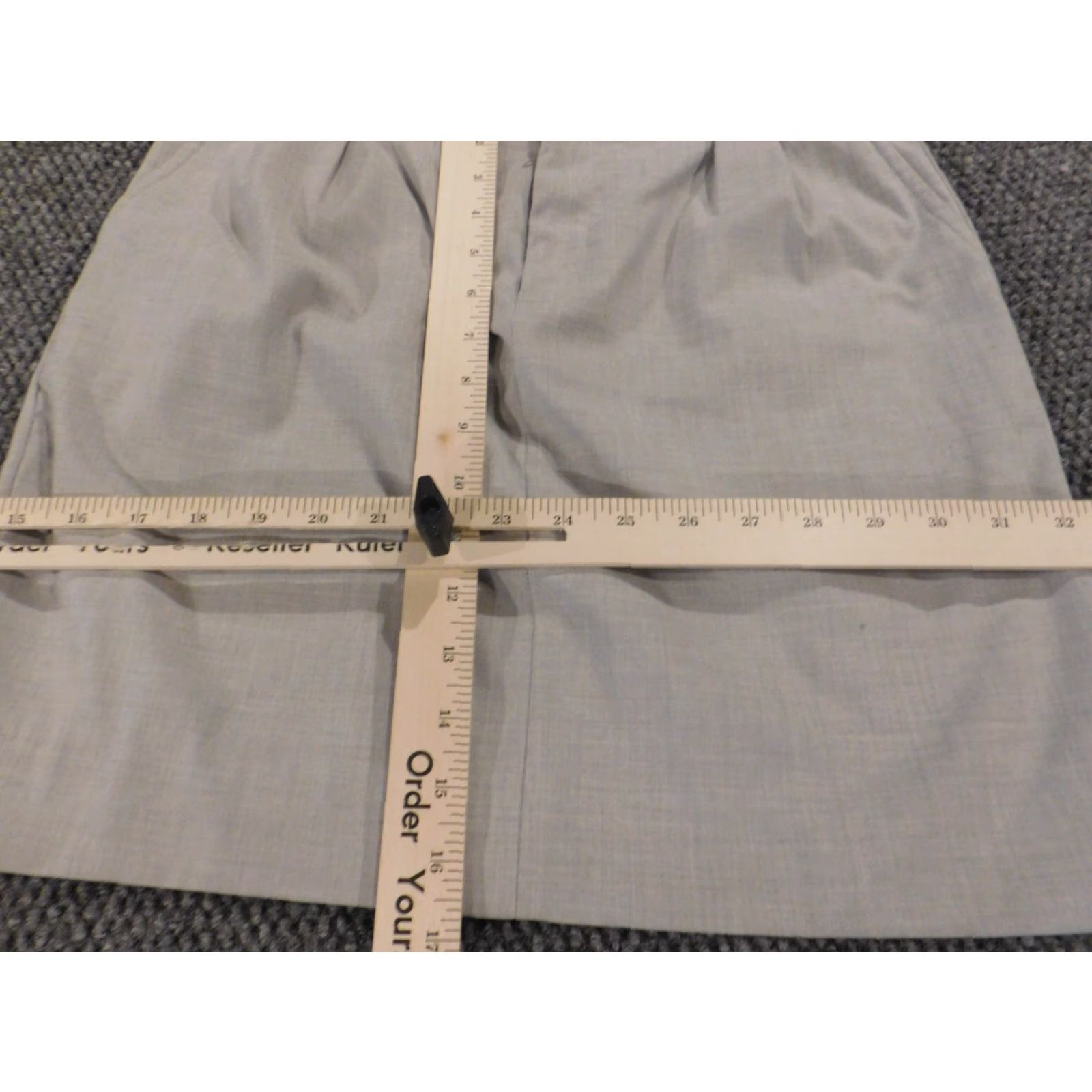 Gap Gap Skirt A-Line Knee Length Gray 27 Womens Knit Rayon Ruffle Lined Casual Vintage No (Designer Flower) Womens Size 27" / US 4 / IT 40 - 4 Thumbnail