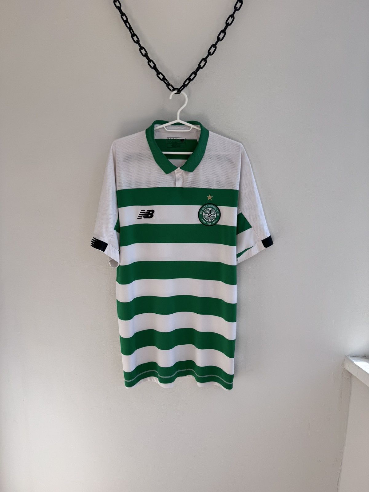 New Balance CELTIC 2019 2020 HOME FOOTBALL SHIRT SOCCER JERSEY Size US M / EU 48-50 / 2 - 1 Thumbnail