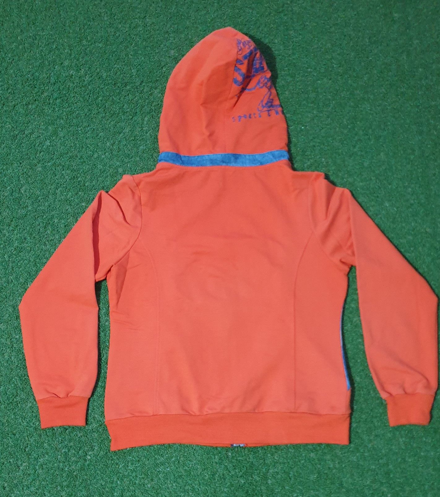 Nike Nike Hoodie - Orange Denim Wash Size US L / EU 52-54 / 3 - 2 Thumbnail