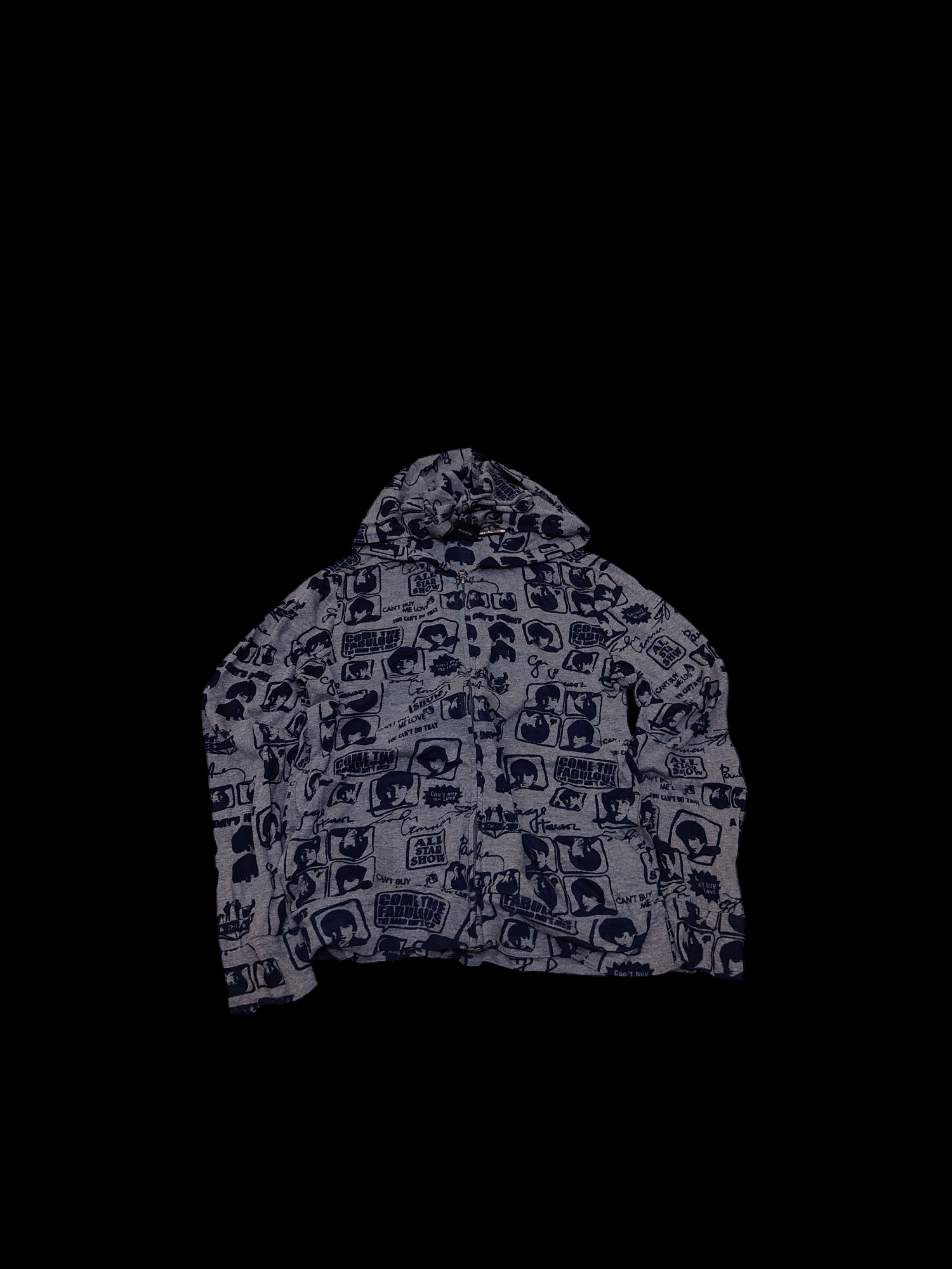 Apple × Band Tees Rare!!! The Beatles Full Printed Soft & Thin Hoodie Jacket Size US M / EU 48-50 / 2 - 17 Thumbnail