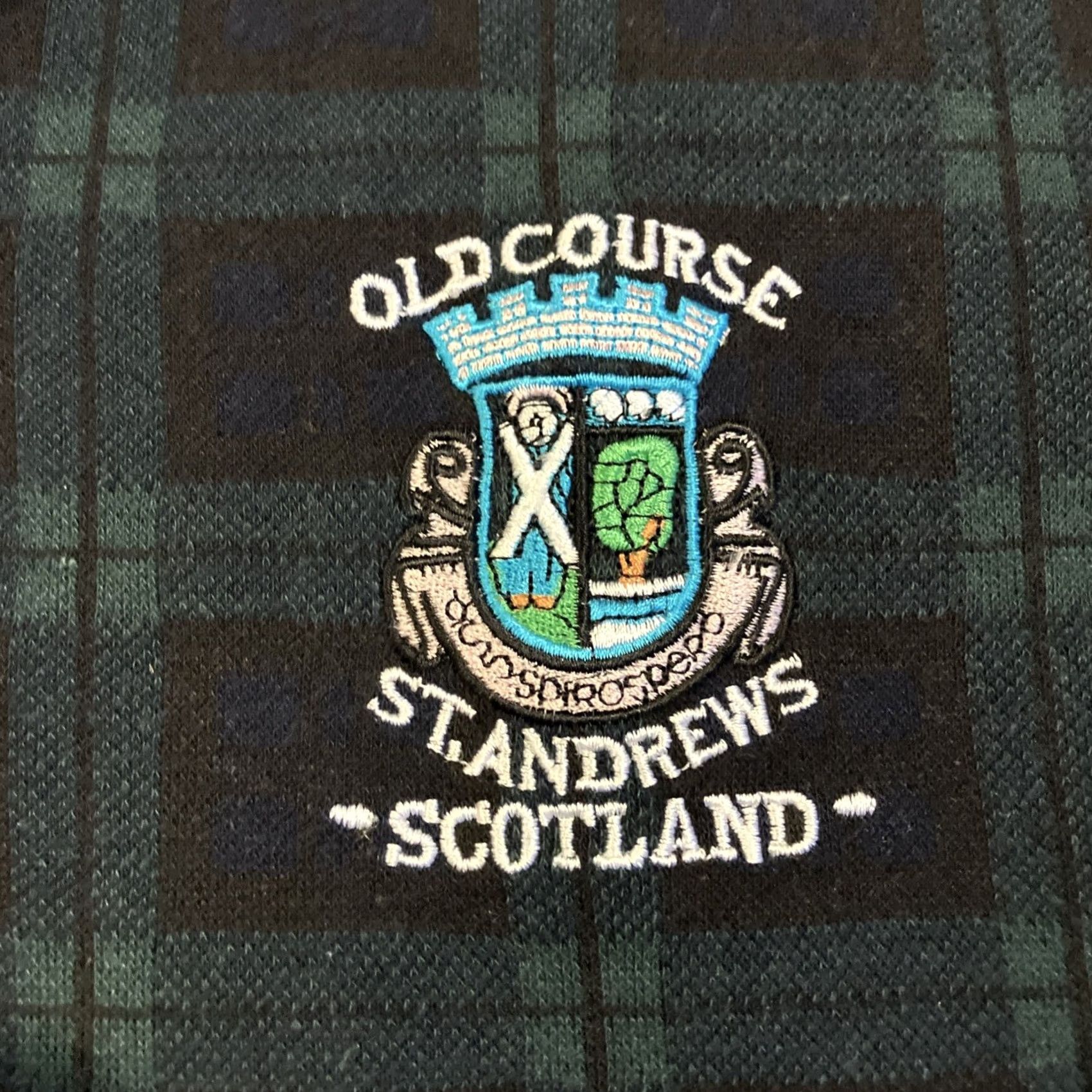 Vintage VINTAGE St Andrews Old Course Tartan Plaid Golf Polo Medium Official Size US M / EU 48-50 / 2 - 2 Thumbnail
