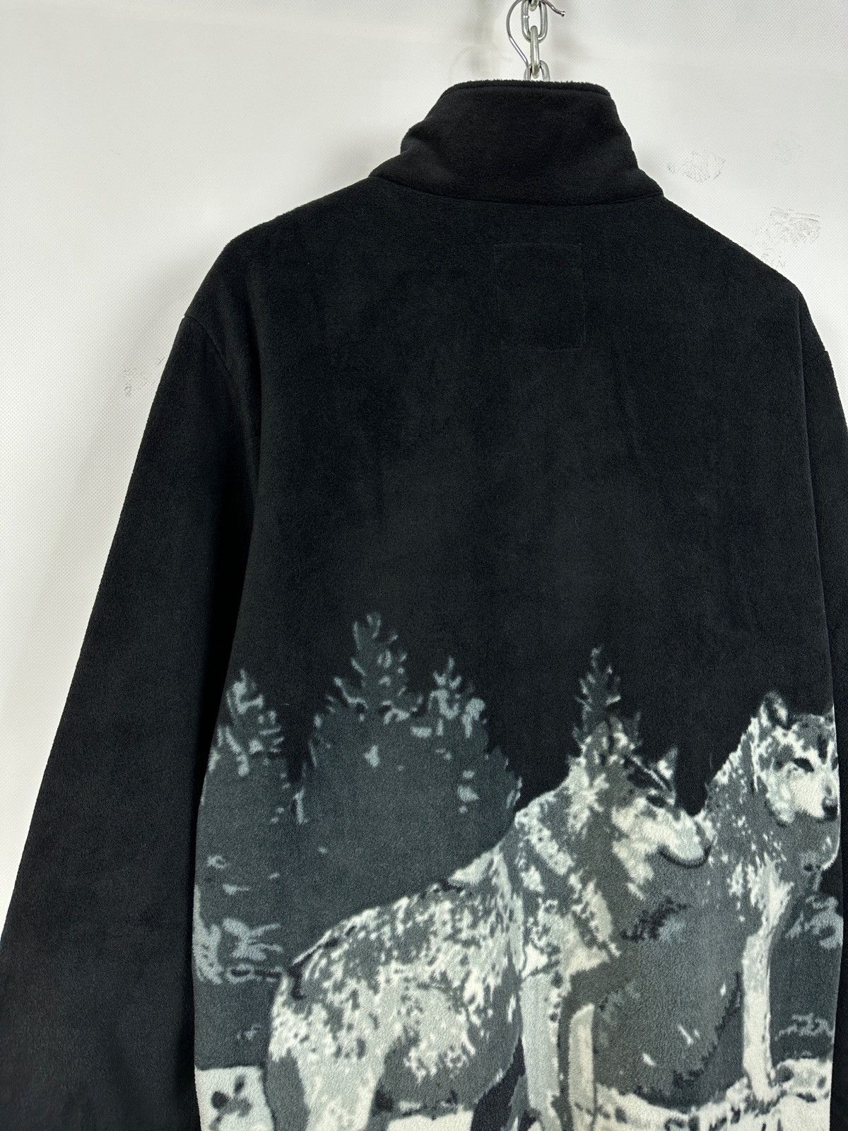 Native Vintage Wolfs Fluffy Fleece All Over Print Jacket Size US XL / EU 56 / 4 - 15 Thumbnail