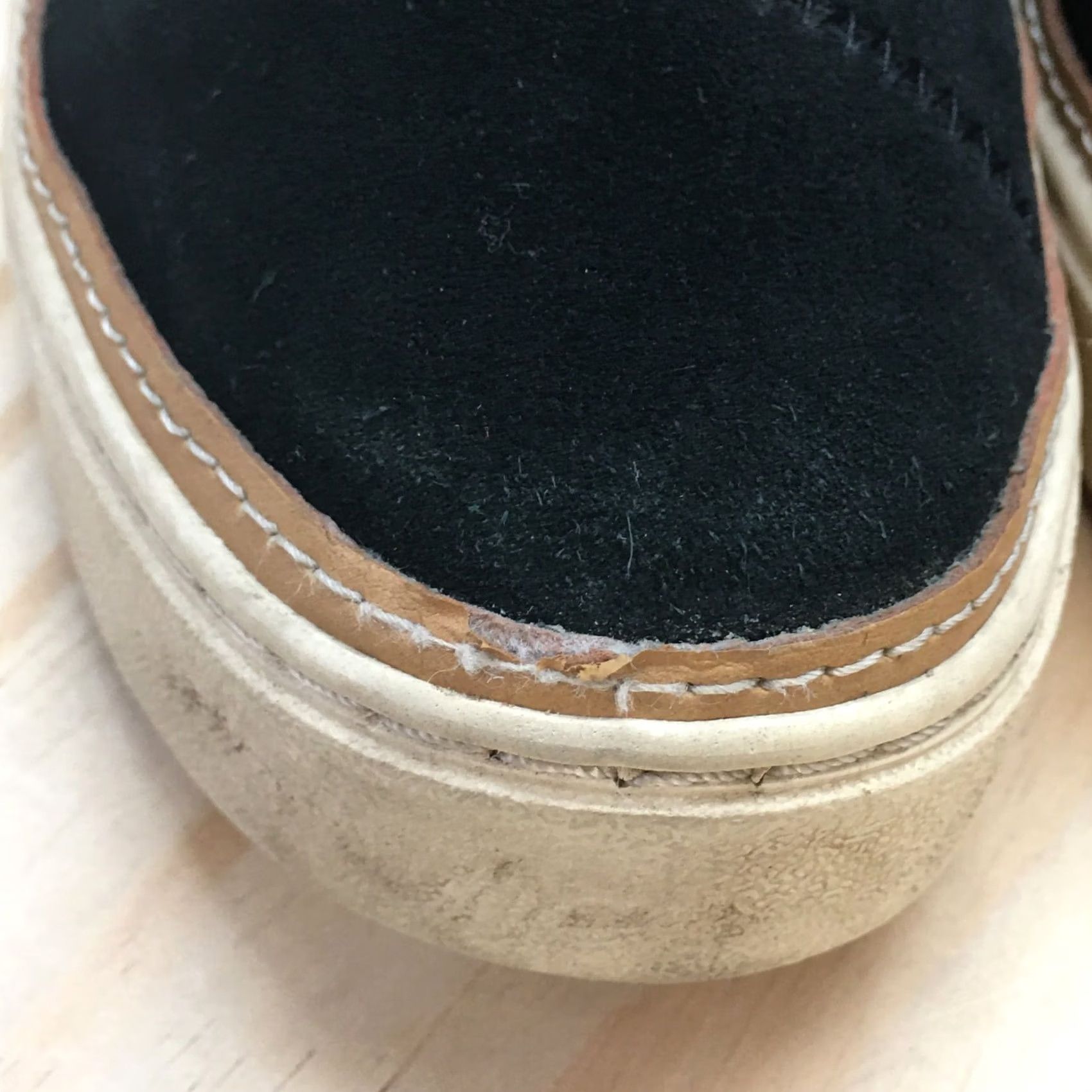 Toms TOMS Slip-On Womens Black Chukka Sneaker Paxton Water Resistant Casual Suede Size US 7 / IT 37 - 6 Thumbnail