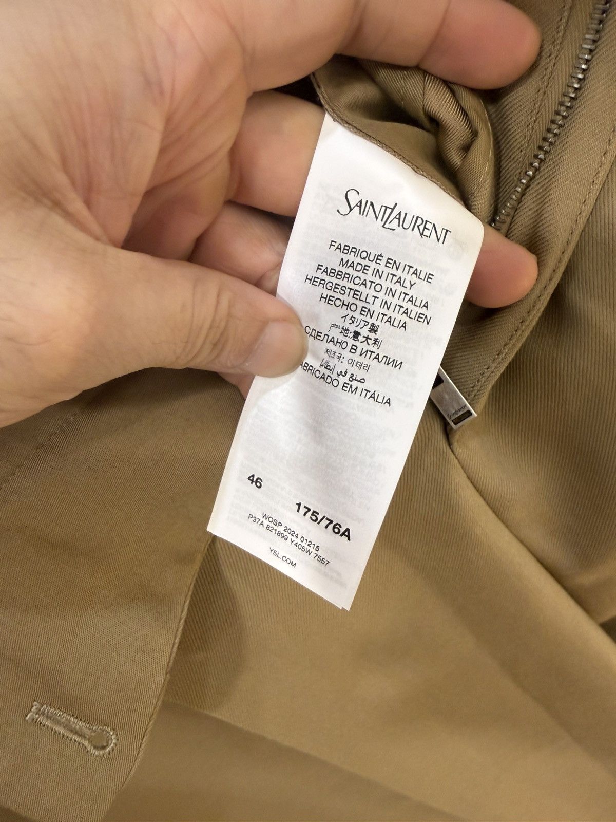 Saint Laurent Paris wool.pants size46 Size 46R - 15 Thumbnail