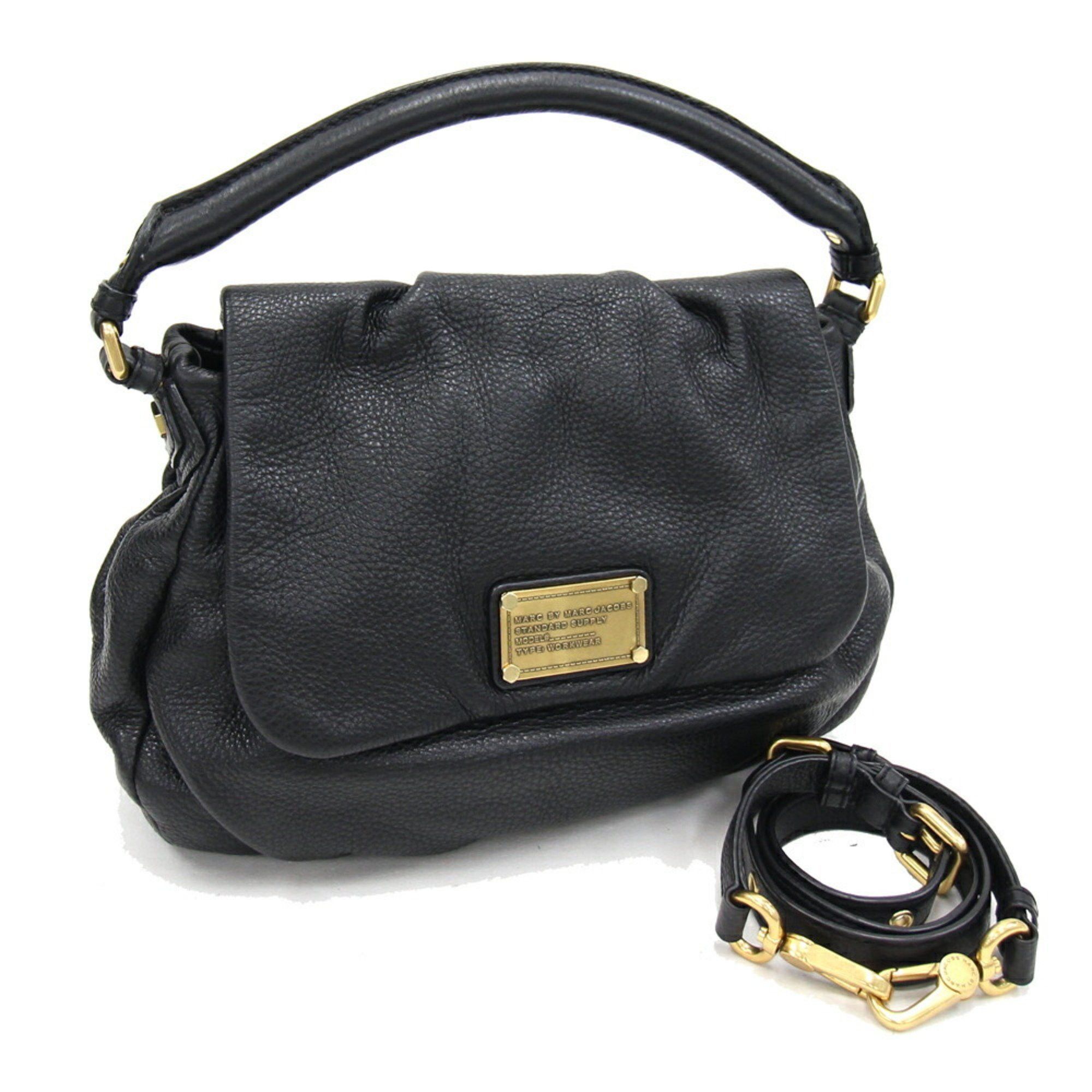 Marc Jacobs The Softshot Leather - Black Crossbody (minor damages )