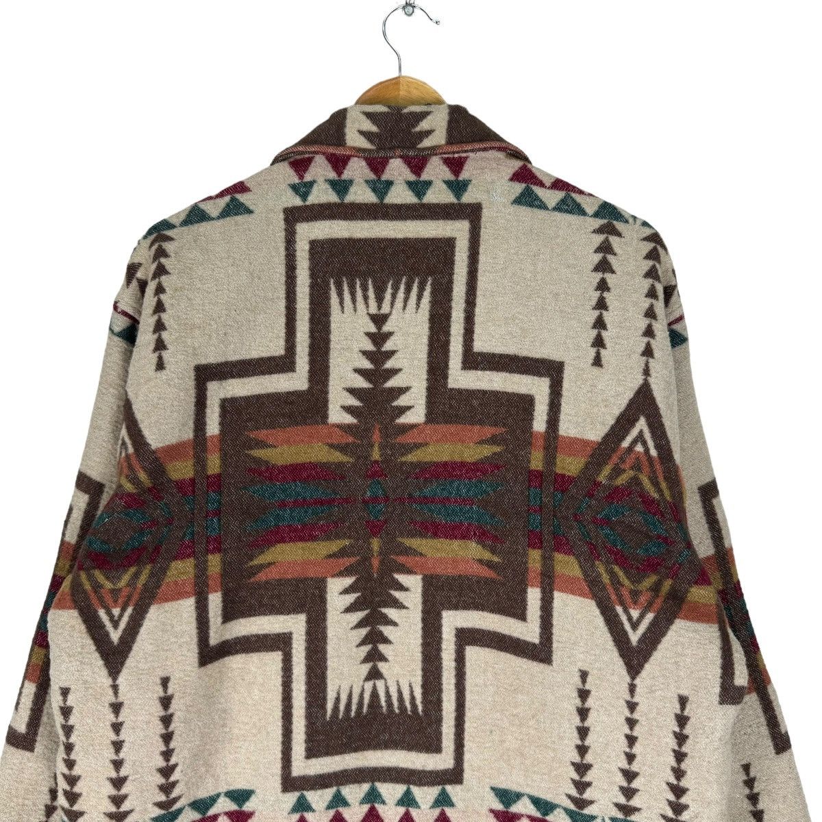 HOMME BOY CO. × Native 🌟C-BOY NATIVE NAVAJO BUTTON JACKET LIKE PENDLETON Size US L / EU 52-54 / 3 - 8 Thumbnail