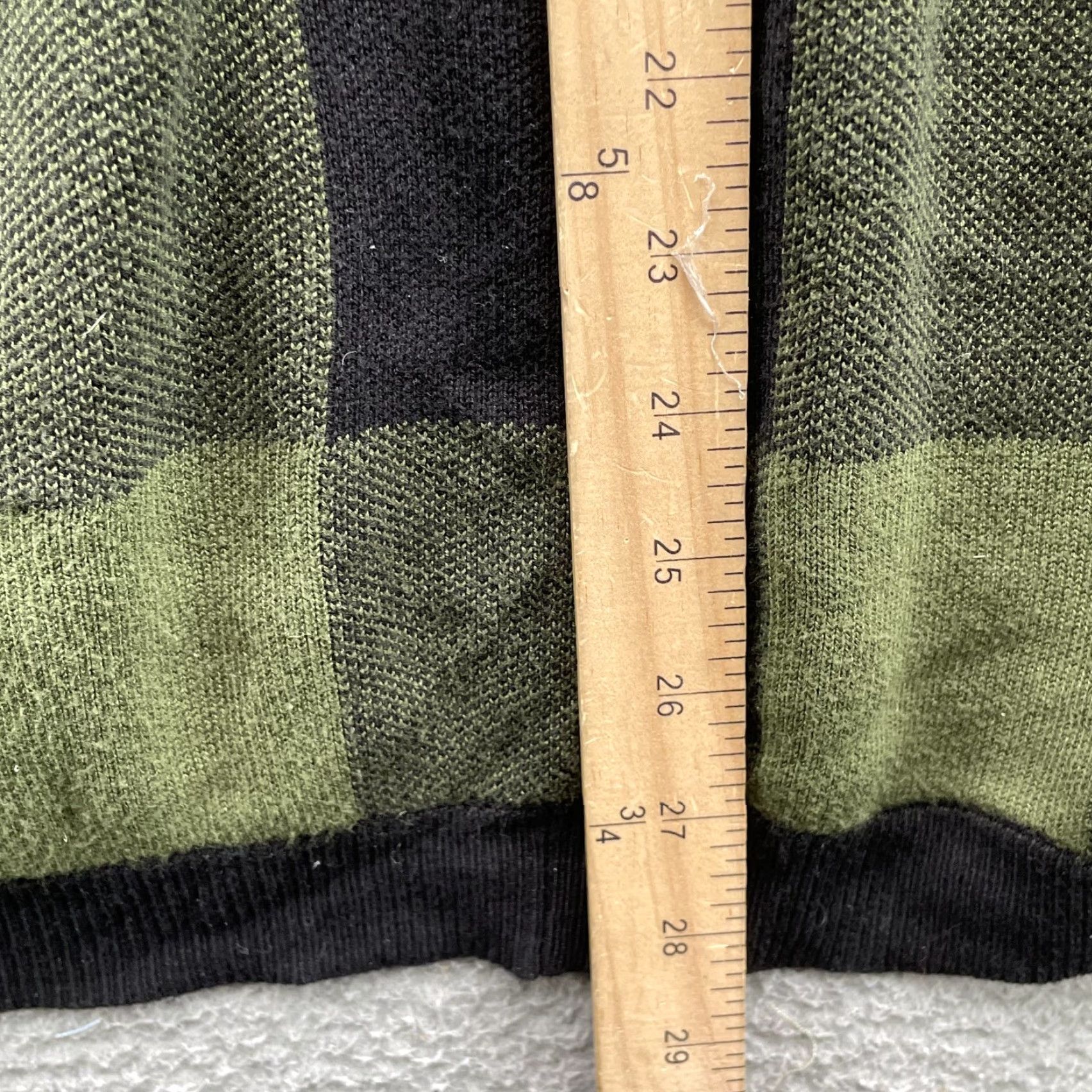 Vintage Joseph A. Sweater Top Women's 2X Cape Plaid Corpcore Fall Preppy Career Travel 90s Green Size XXL / US 16-18 / IT 52-54 - 5 Thumbnail