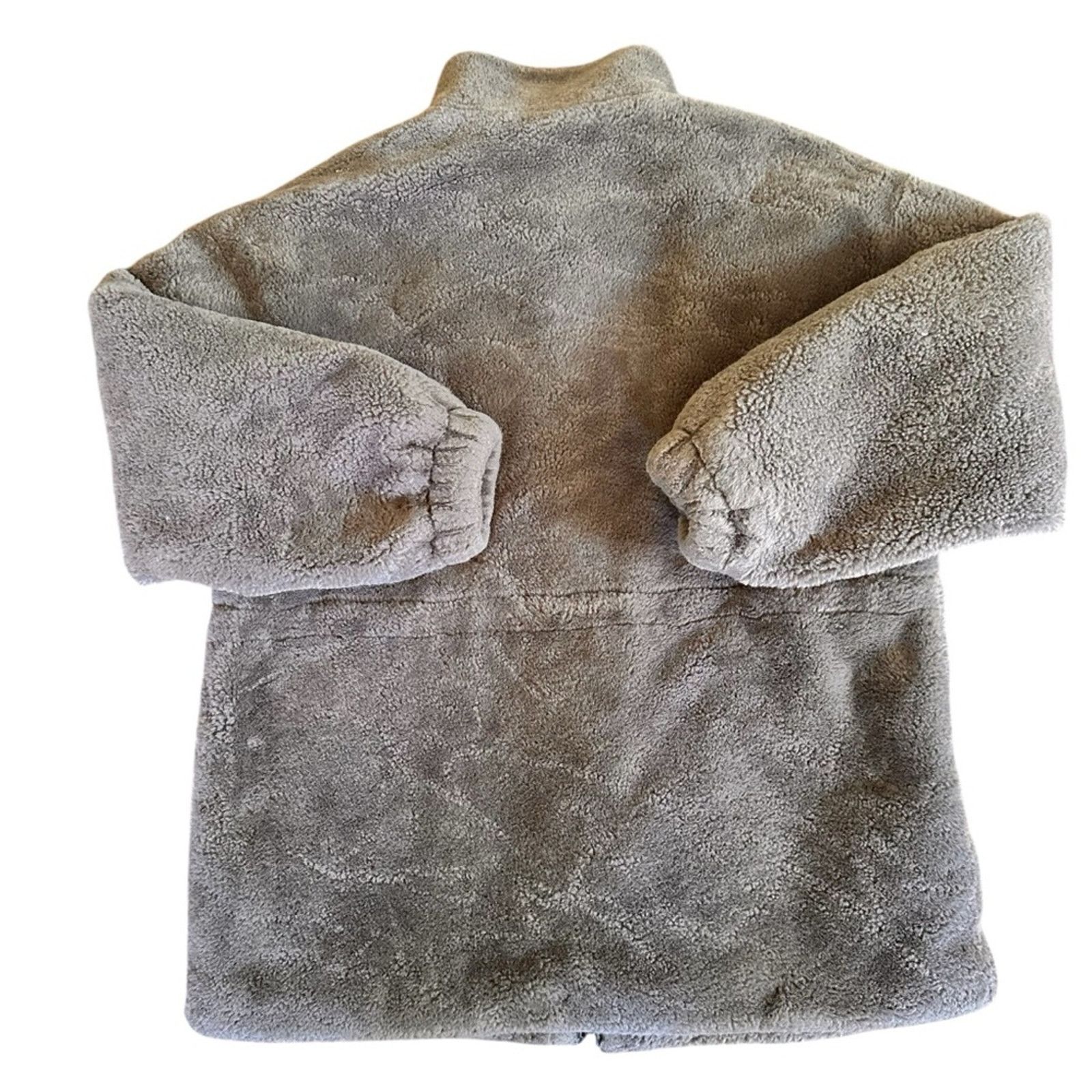 Zara Zara Full Zip Teddy Jacket – Brown/Gray – Size XS-GUC Size XS / US 0-2 / IT 36-38 - 5 Thumbnail