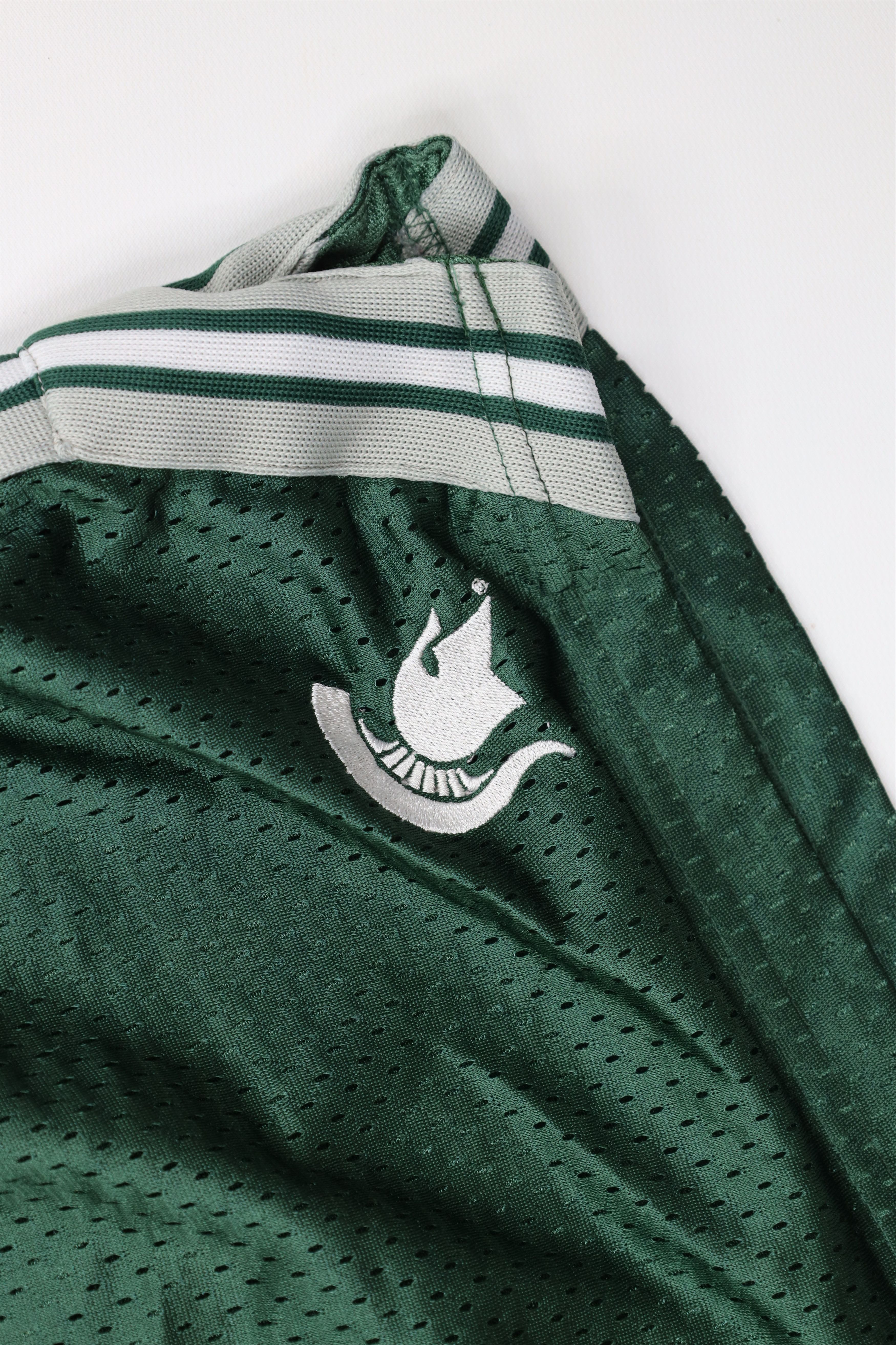 Vintage Vintage Michigan State University Mesh Basketball Shorts Size US 34 / EU 50 - 5 Thumbnail
