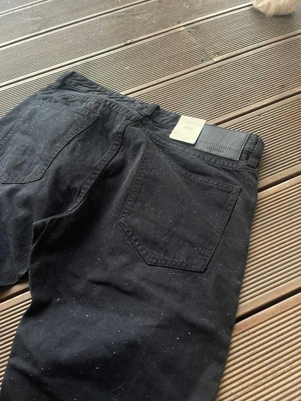 Scotch & Soda Scotch&Soda Black Wide Fit Jeans Medium Size US 32 / EU 48 - 5 Thumbnail