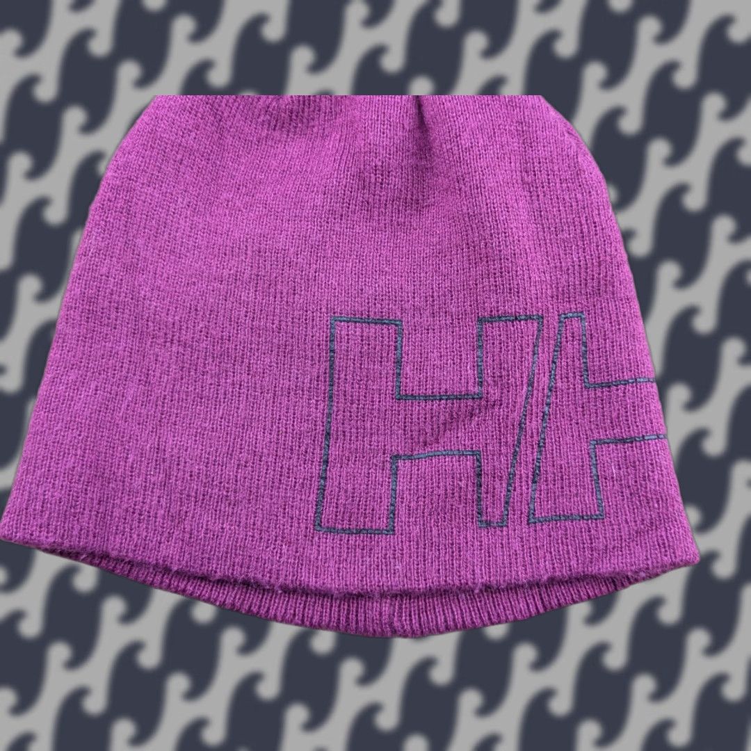 Helly Hansen Helly Hansen Beanie Hat Purple Size S-M 55-56 Acrylic Stretch Unisex Adults Knit Hat Mens Womens Size ONE SIZE - 1 Thumbnail