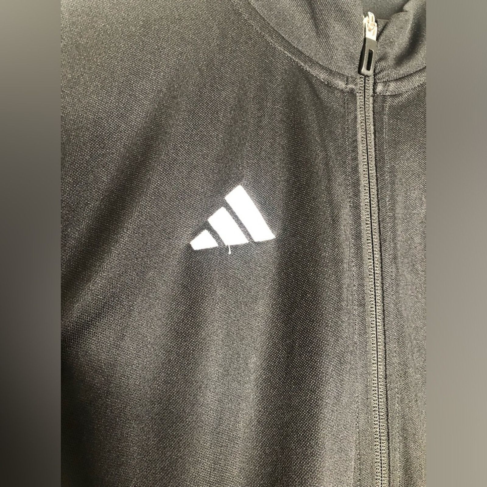 Adidas Adidas Black Aerospace Slim Fit Full-Zip Jacket— Large Size US L / EU 52-54 / 3 - 3 Thumbnail