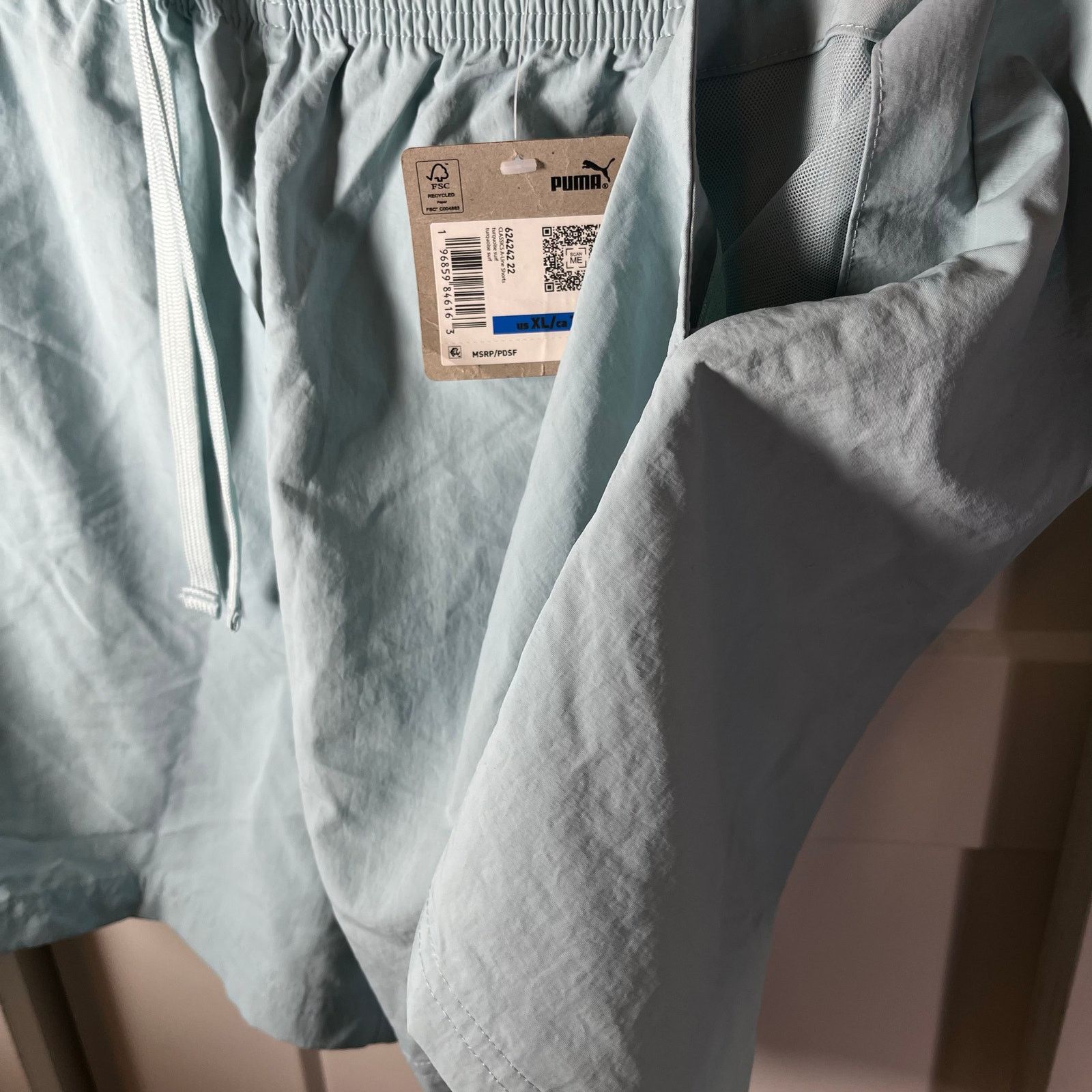 Puma •NWT• Puma lightweight Shorts • Men’s XL in Baby Blue Size US 36 / EU 52 - 6 Thumbnail