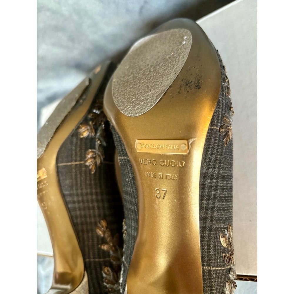 Dolce & Gabbana Dolce and Gabbana Beaded Heels Size US 6.5 / IT 36.5 - 9 Thumbnail
