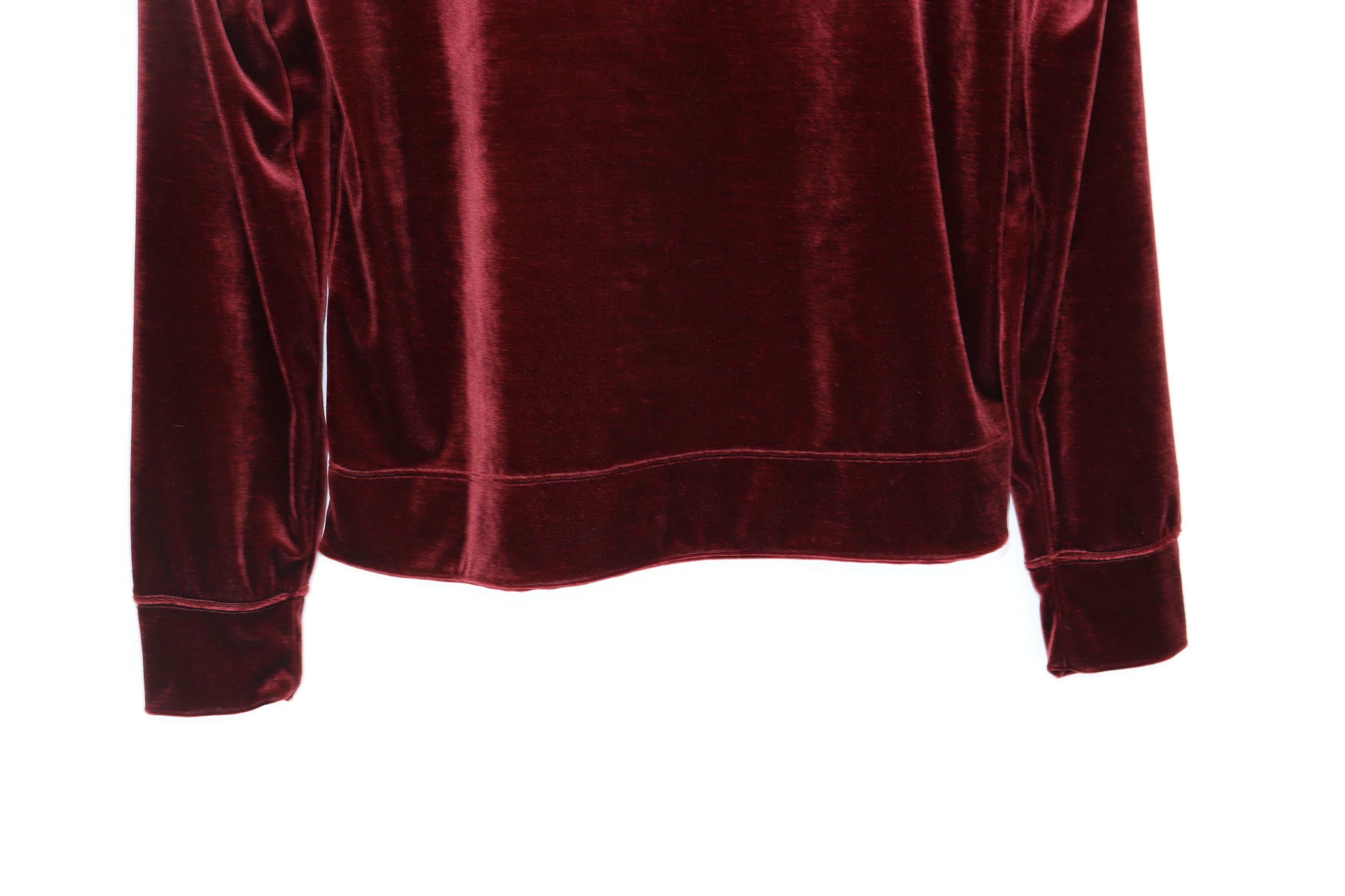 Tom Ford o1rshd1 Shimmer High Neck Sweatshirt in Red Size US M / EU 48-50 / 2 - 9 Thumbnail