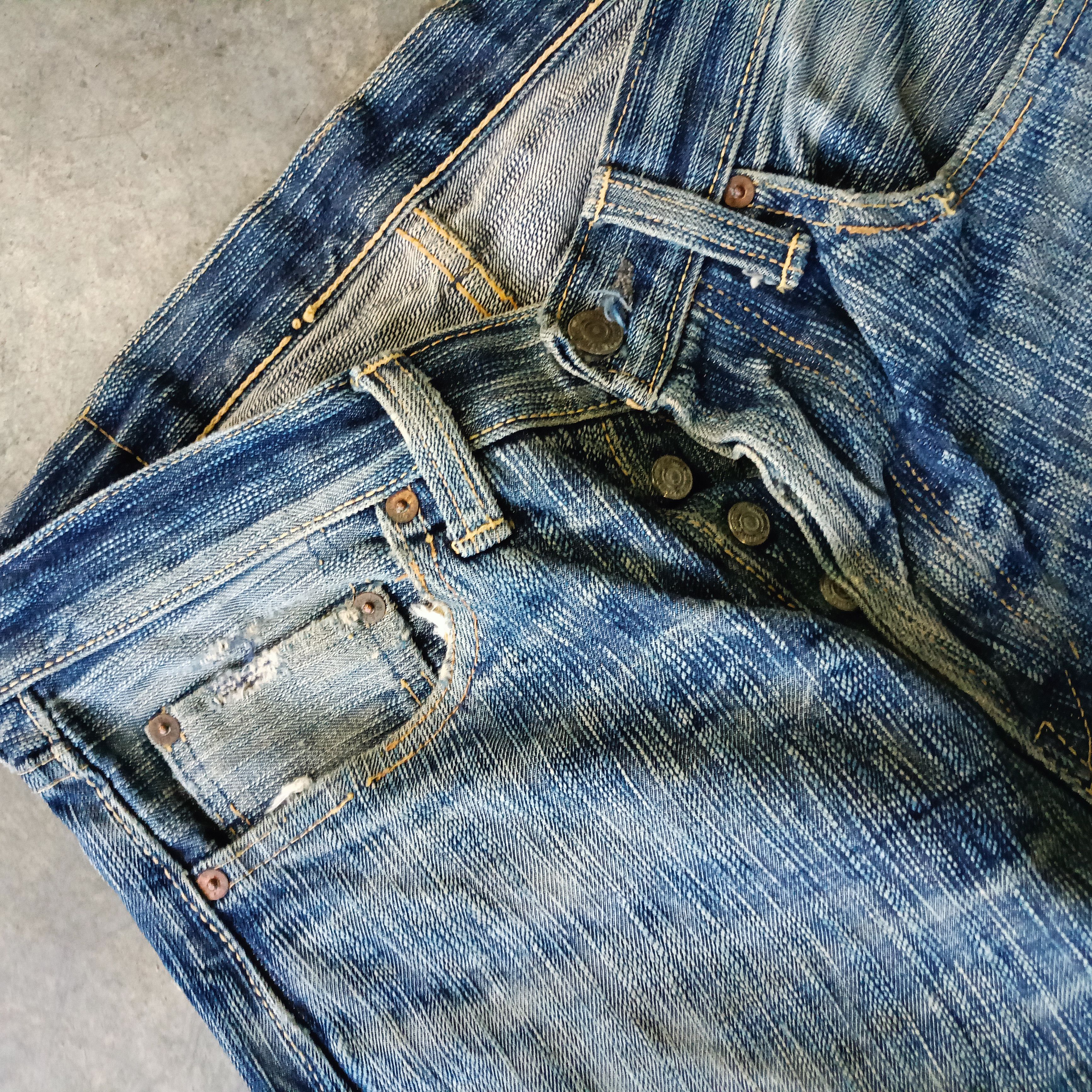 Eternal Eternal Distressed Denim Japanese Brand Size US 31 - 8 Thumbnail