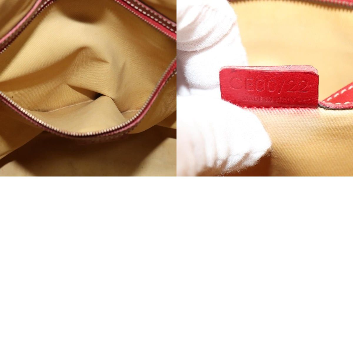 Celine CELINE Macadam Canvas Tote Bag Pvc Beige Gold Size ONE SIZE - 12 Thumbnail
